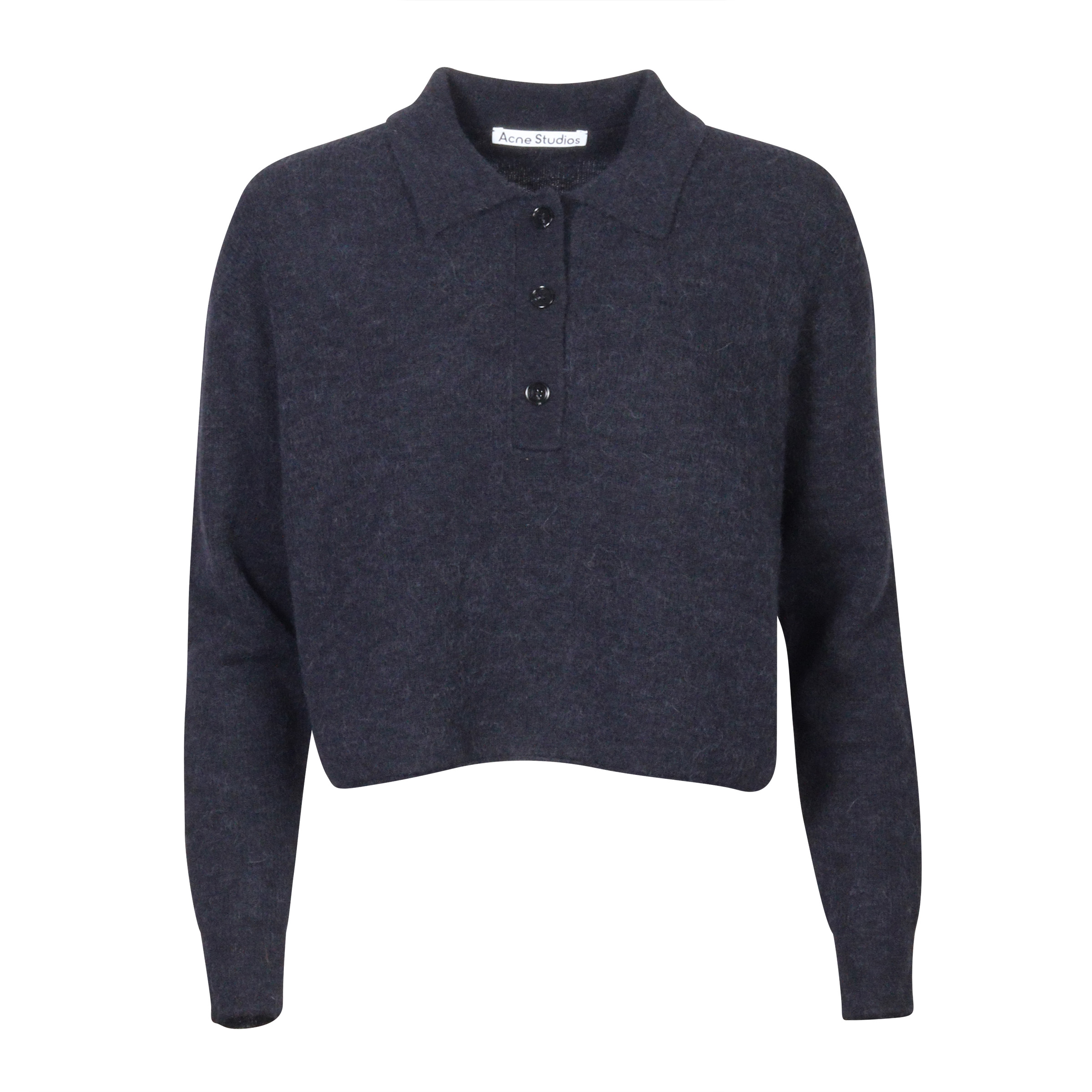 Acne Studios Knit Kelania Summer Alpaca Charcoal Grey