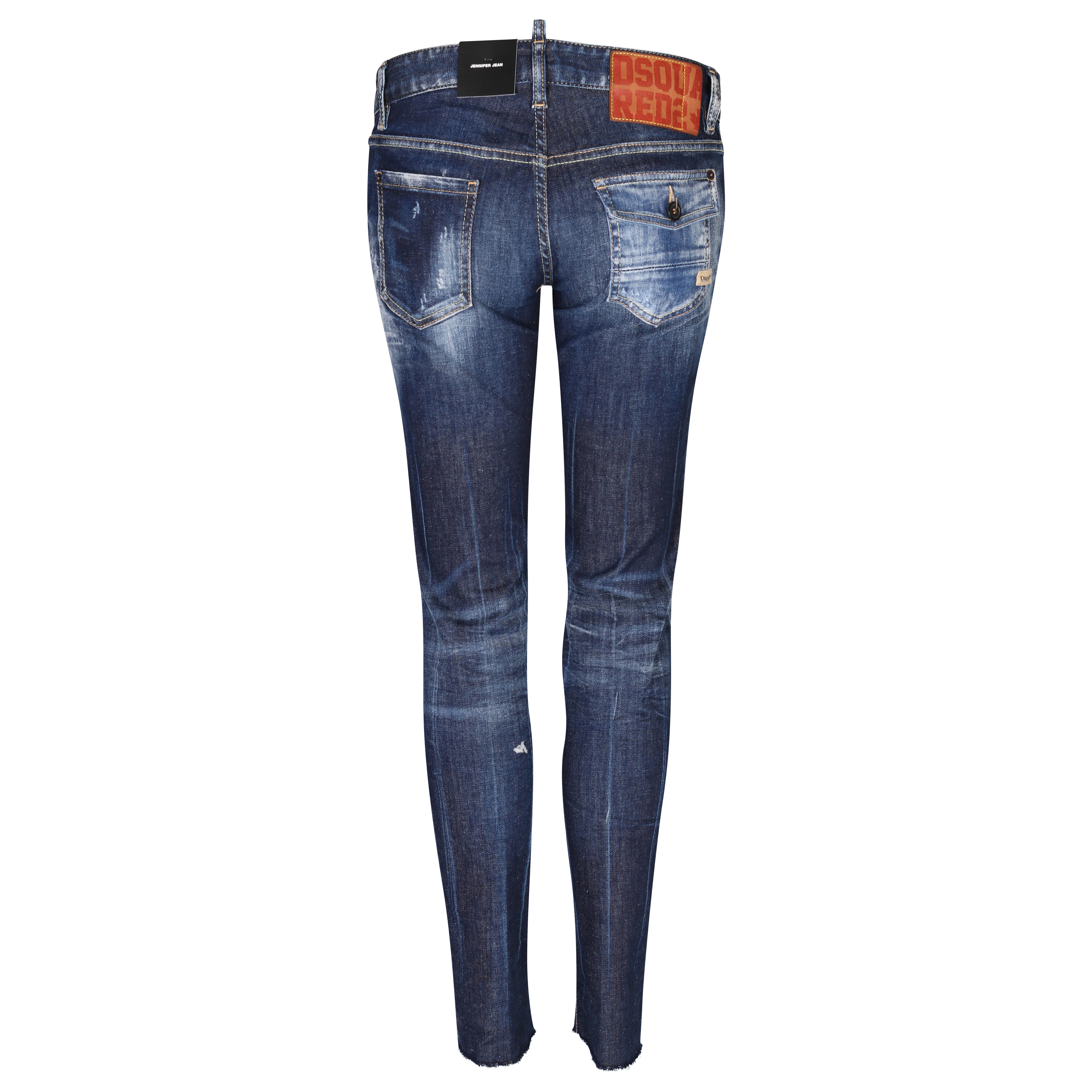 Dsquared Jennifer Jeans in Blue Wash