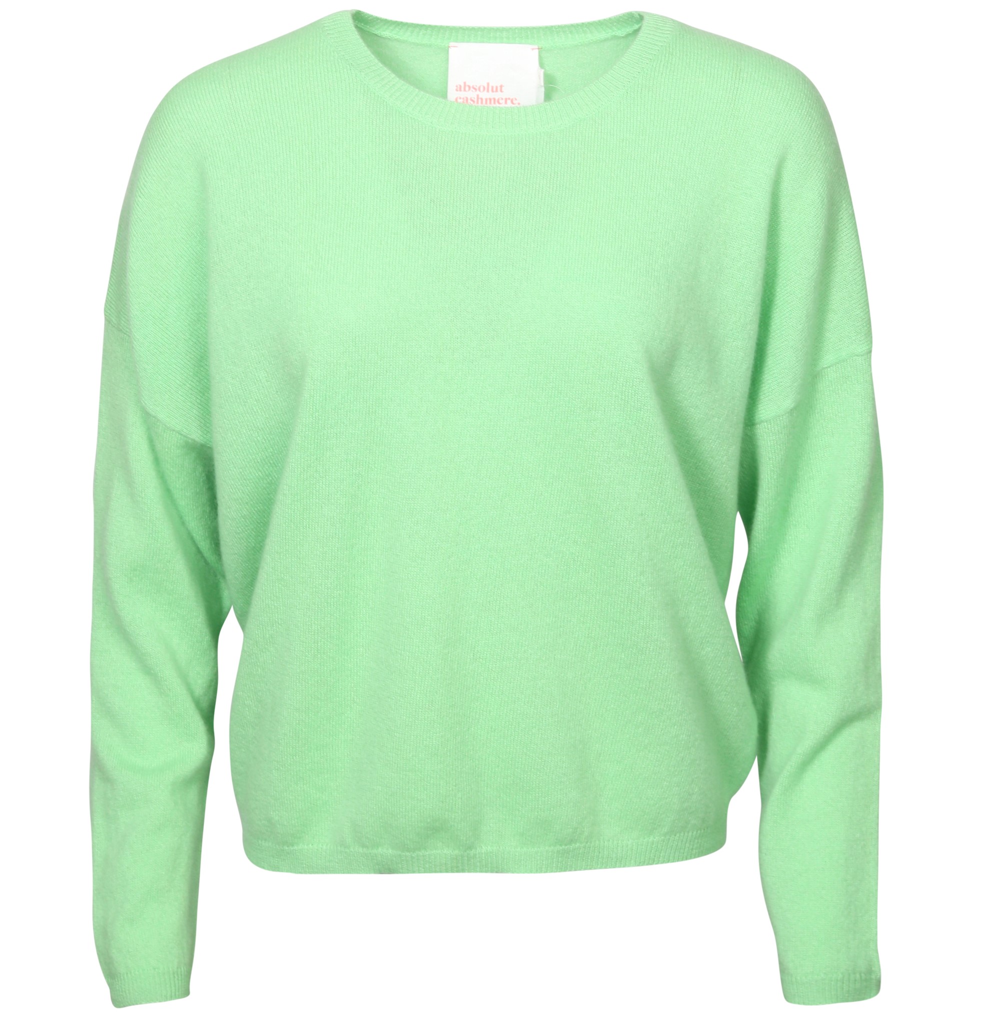 ABSOLUT CASHMERE Round Neck Sweater Kaira in Light Green