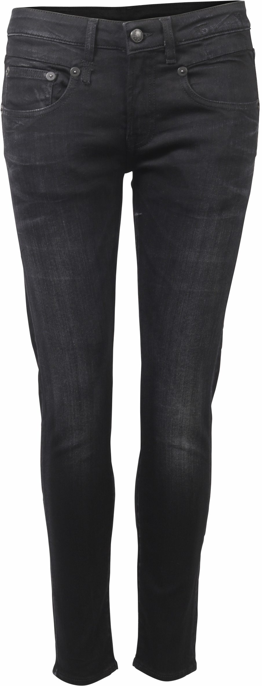 R13 Boy Skinny Jeans schwarz