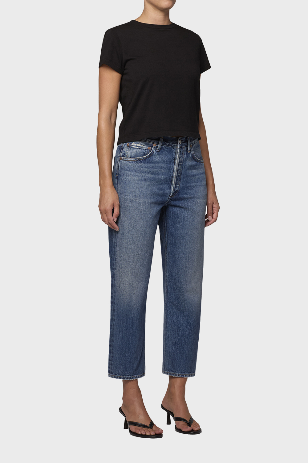 AGOLDE 90's Crop Jeans in Bounty