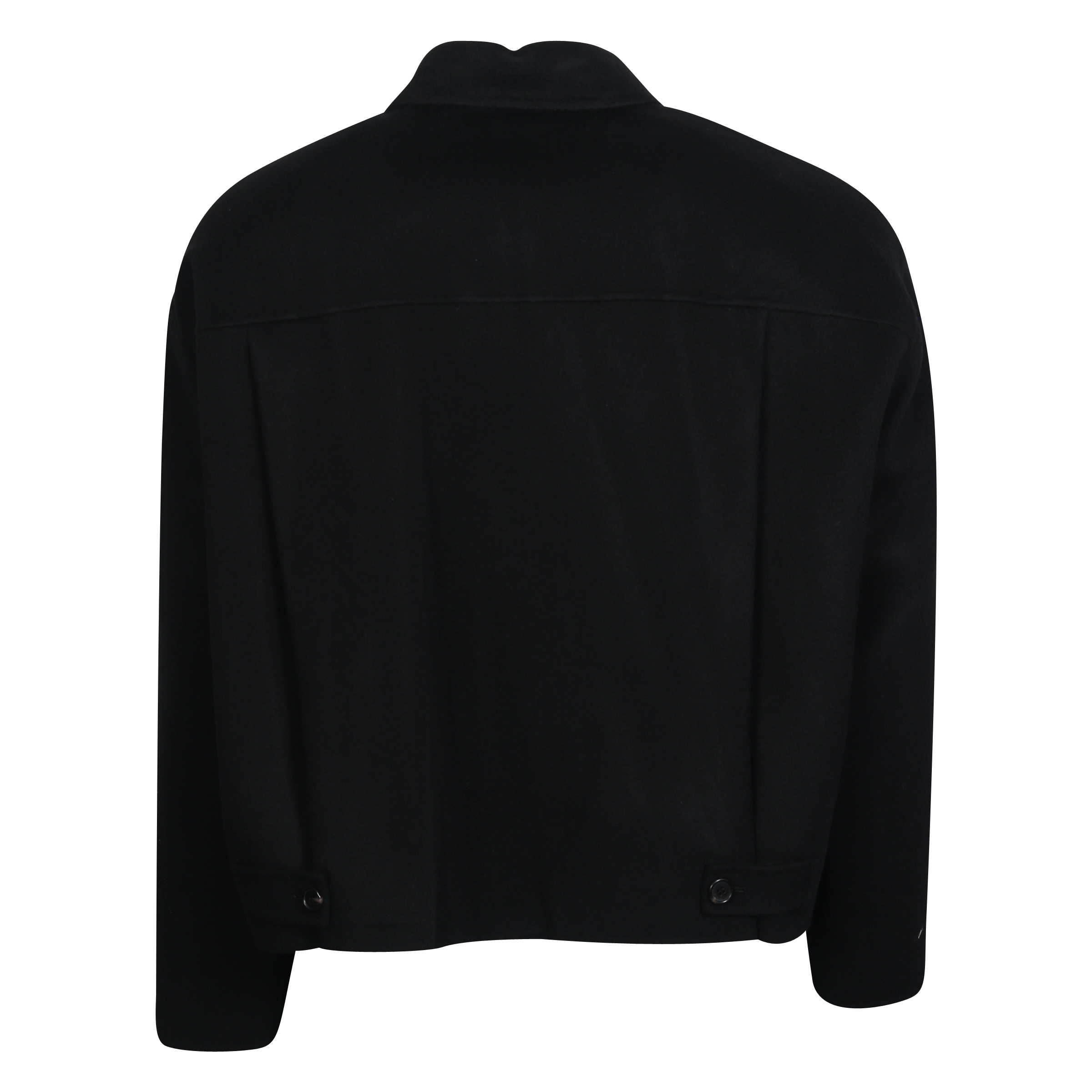 Acne Studios Zip Wool Jacket in Black 46