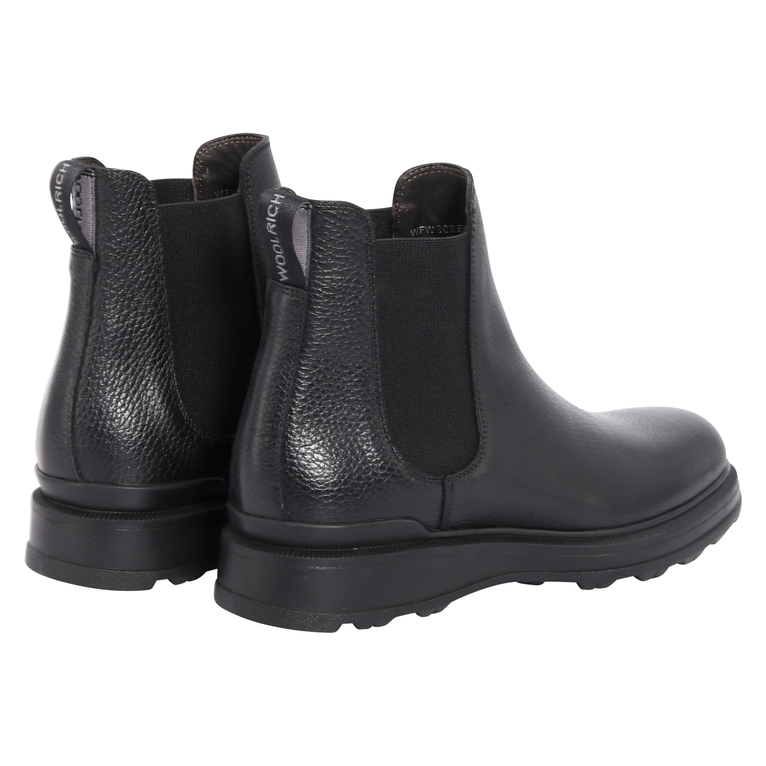 Woolrich Chelsea Boots Blubber Black