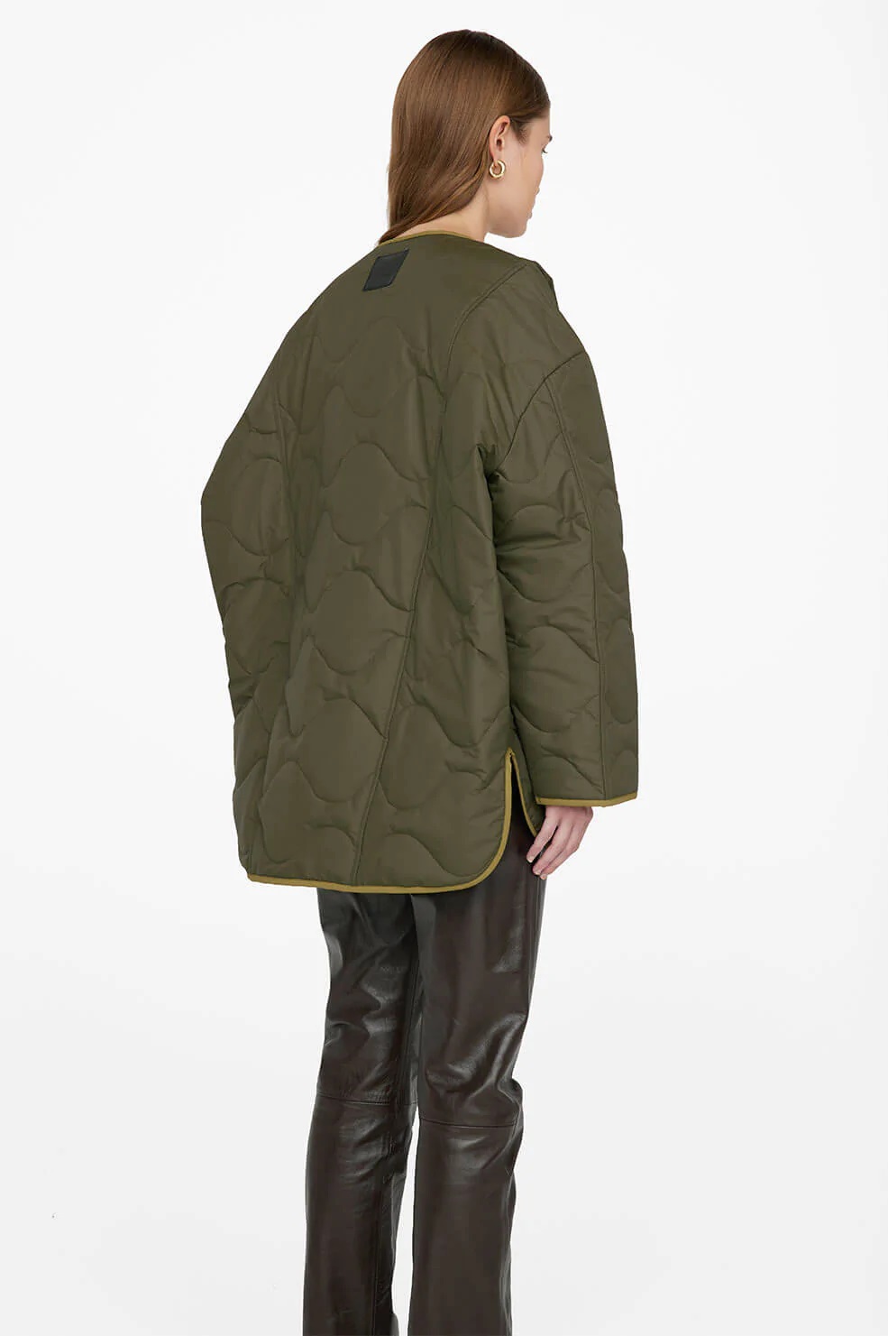 Anine Bing Paddington Rain Coat in Green