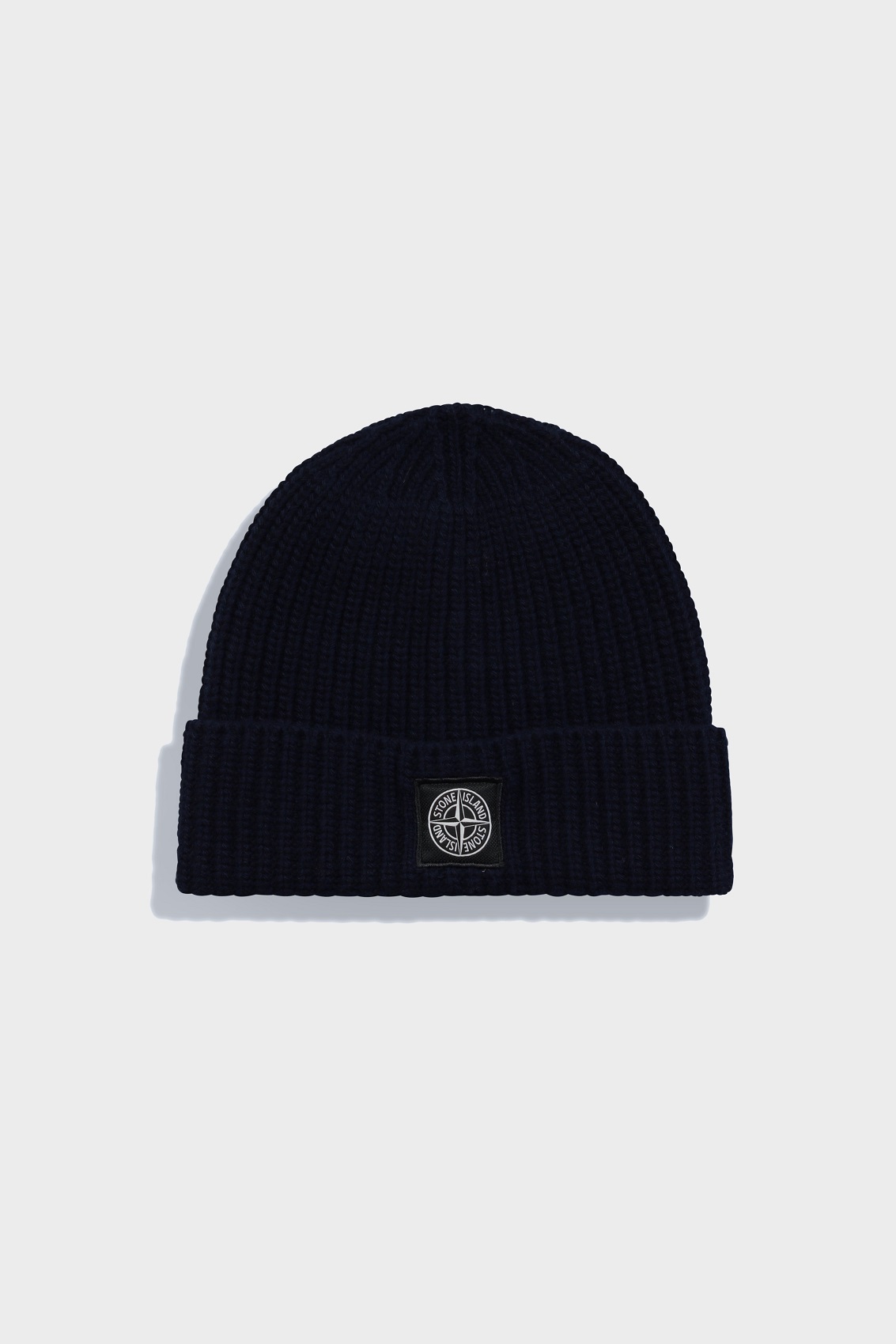 STONE ISLAND Knit Beanie in Navy