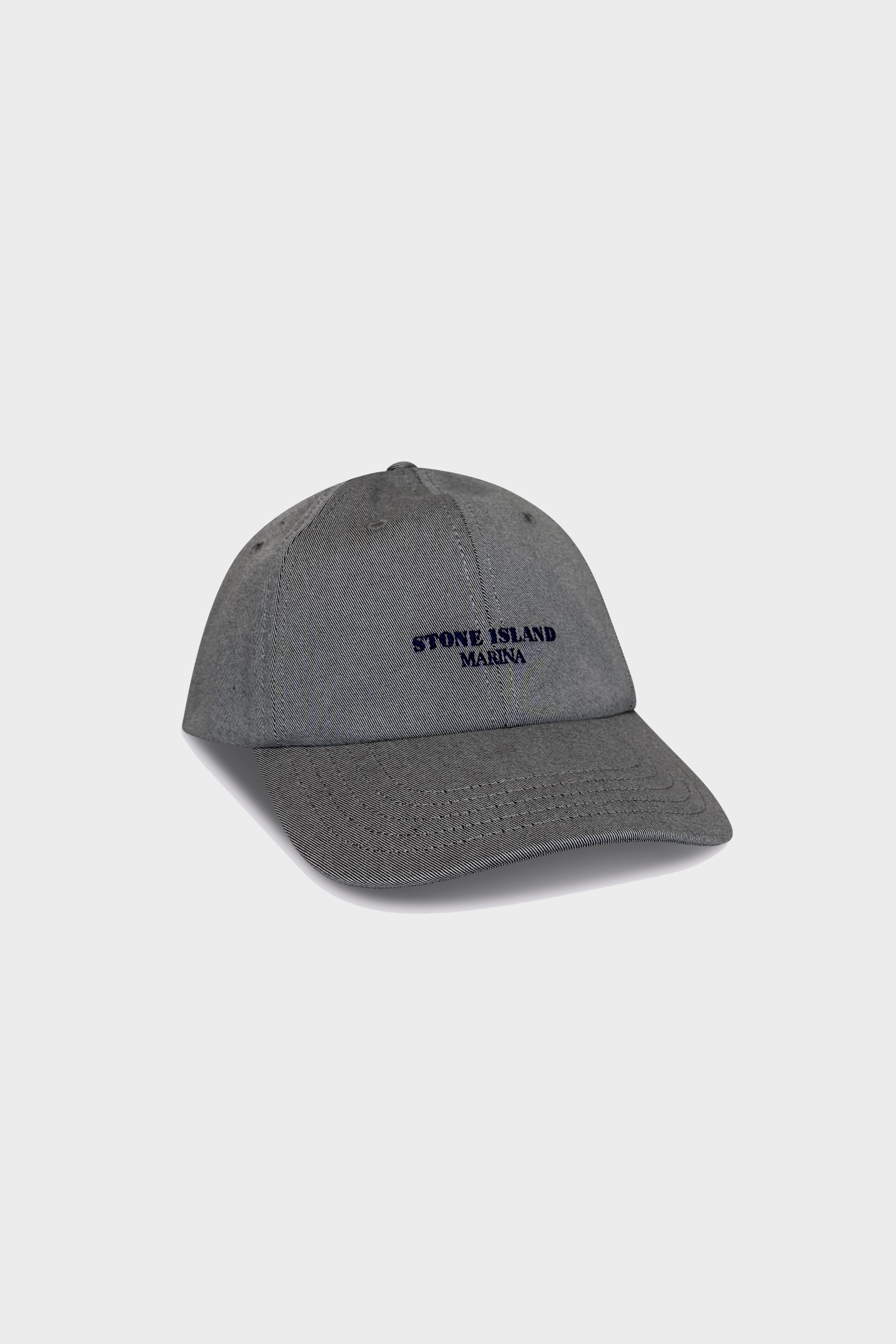 STONE ISLAND MARINA Baseball Cap in Silver Blue