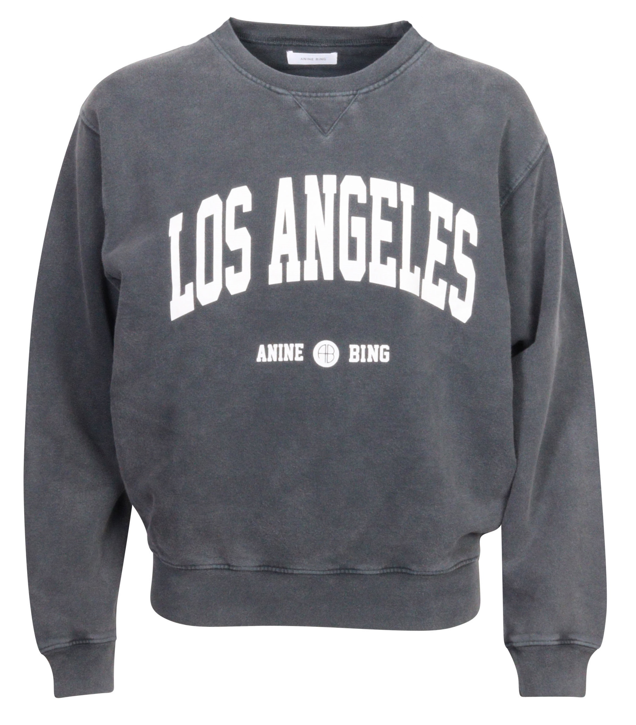 Anine Bing Sweatshirt Los Angeles Washed Black