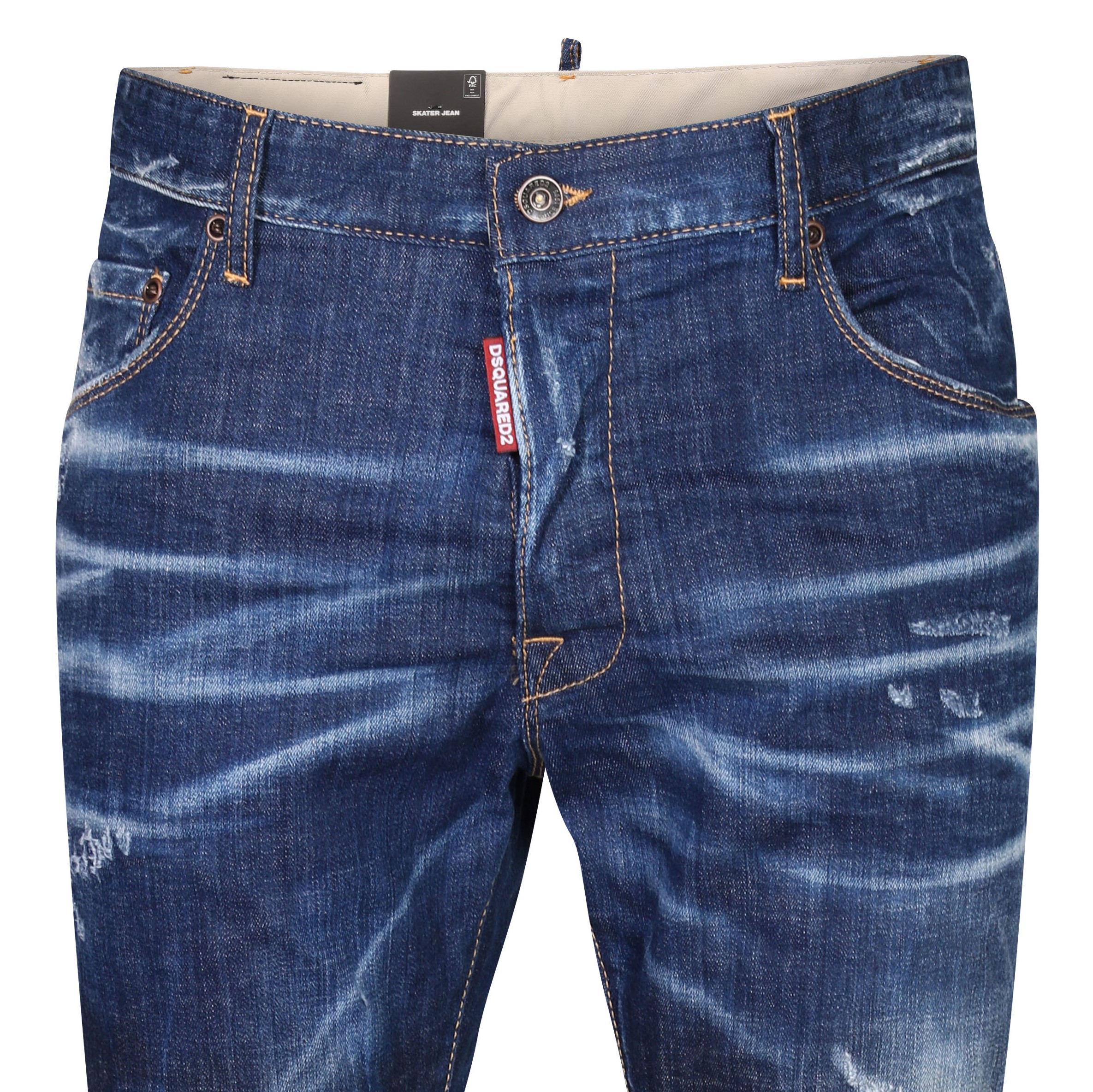 Dsquared Skater Jean in Blue Washed