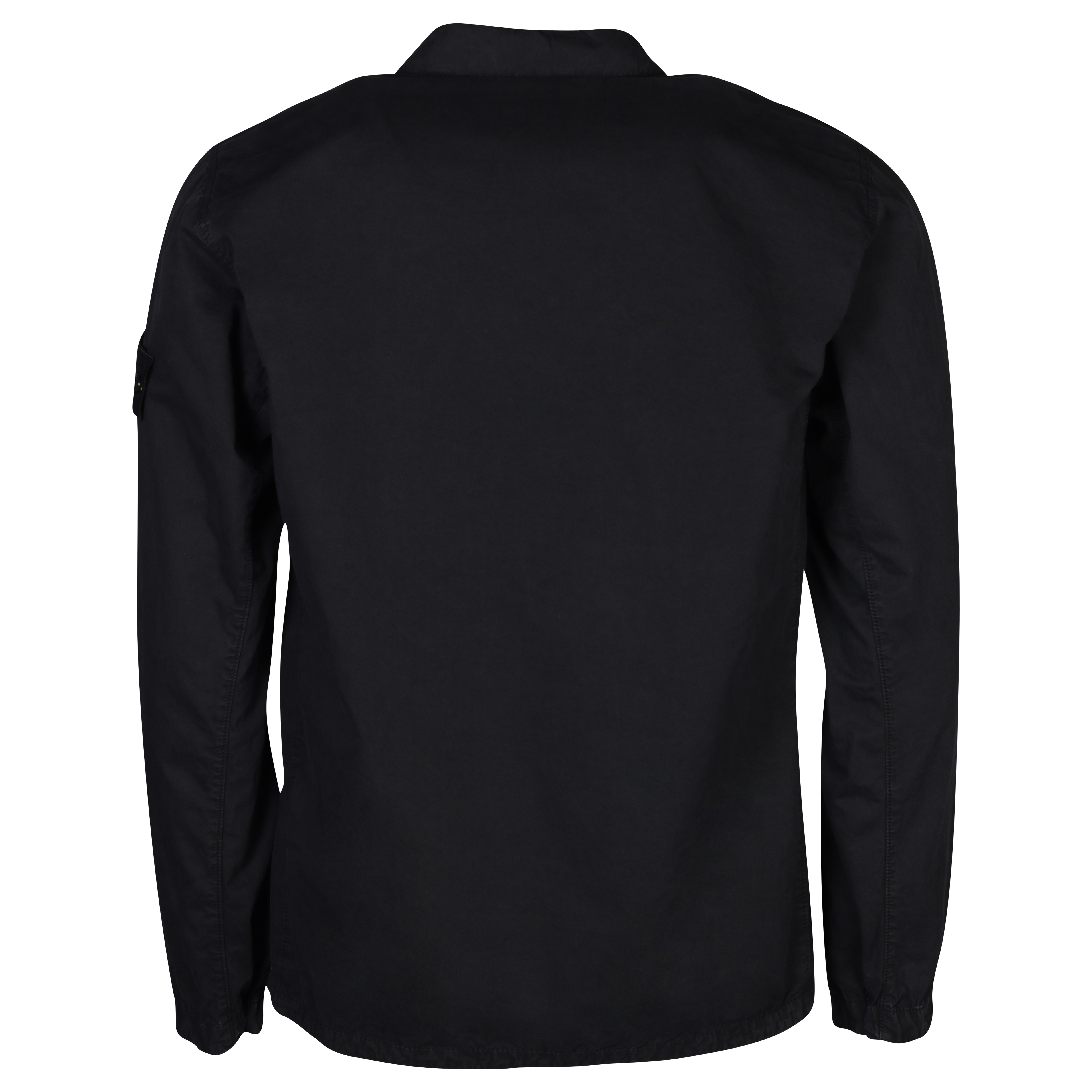 Stone Island Cotton Overshirt Washed Black 3XL