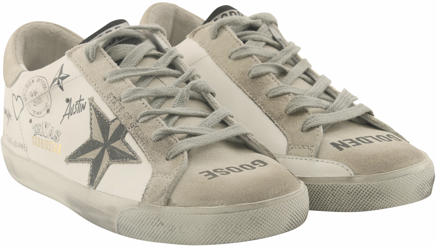 Golden Goose Sneaker Superstar White/Texas Graffiti 37