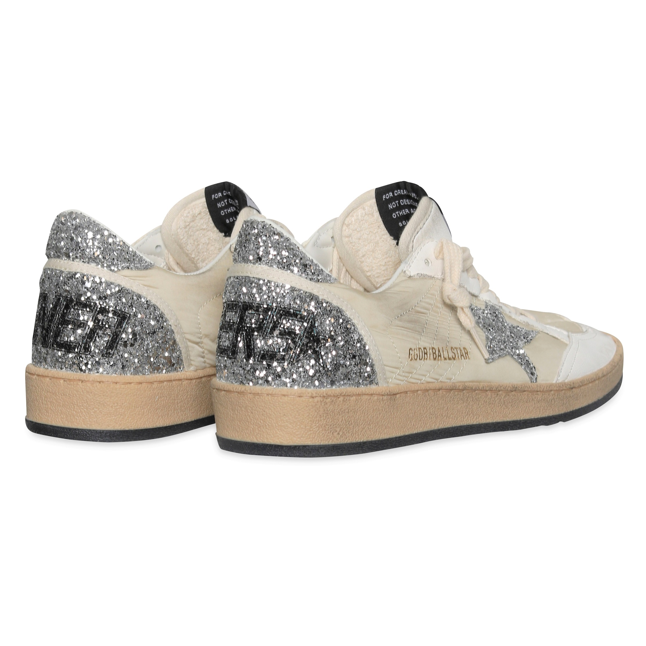 Golden Goose Sneaker Ballstar White/Beige/Silver 38
