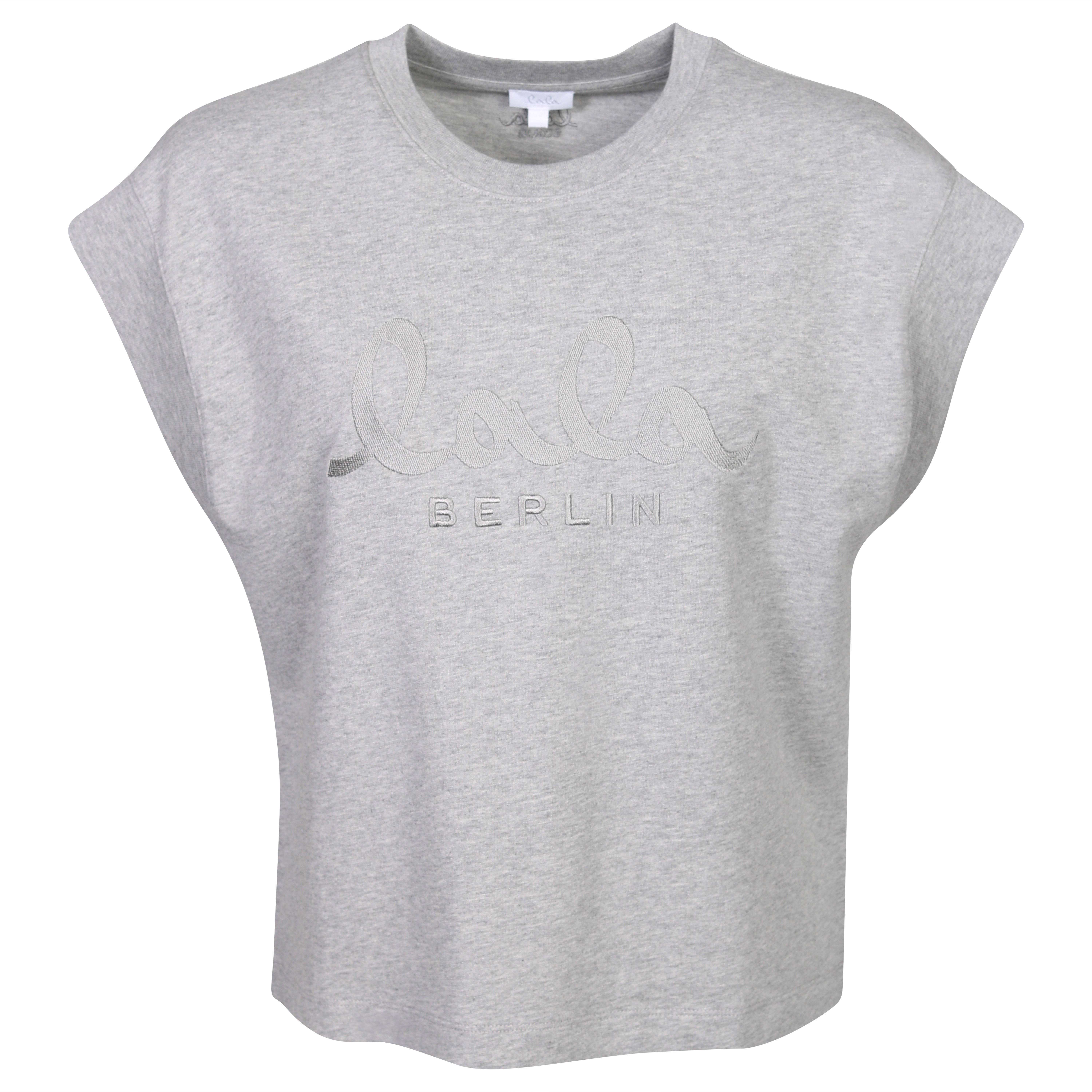 Lala Berlin Celina T-Shirt Grey Melange L