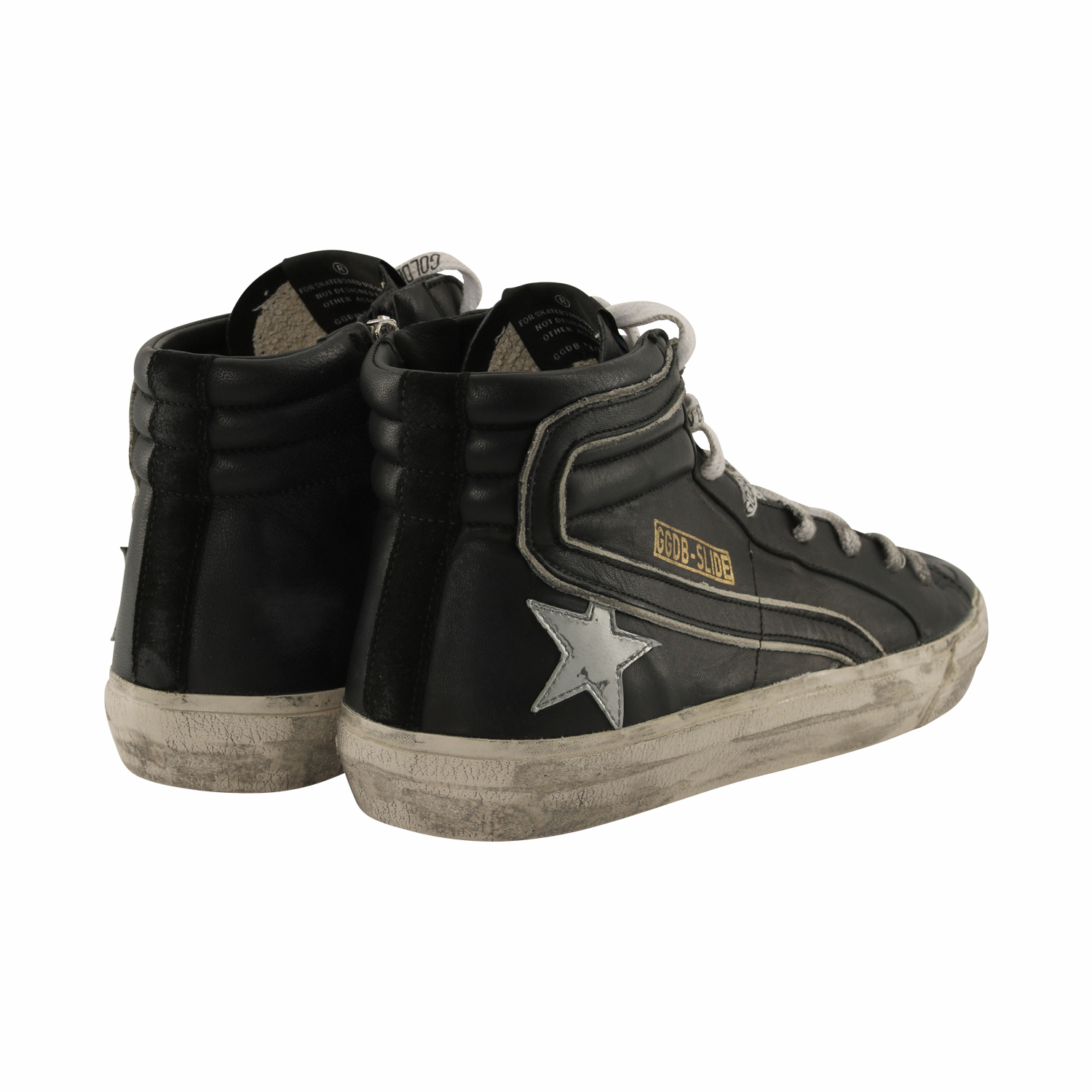 Golden Goose Sneaker Slide Black/Silver 47