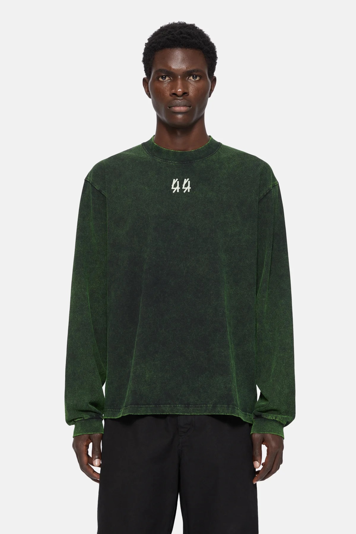 44 LABEL GROUP Overdied Solar Longsleeve in Green 3XL