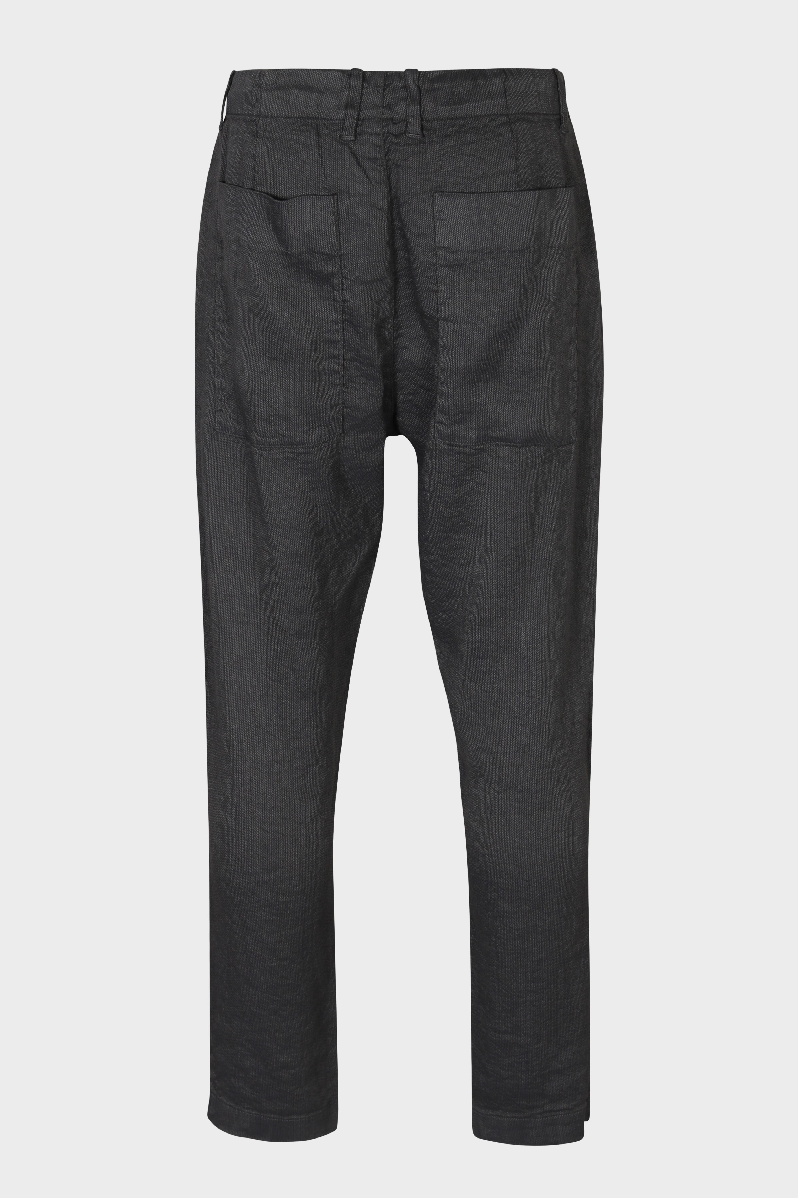 TRANSIT UOMO Structure Stretch Pant in Charcoal M