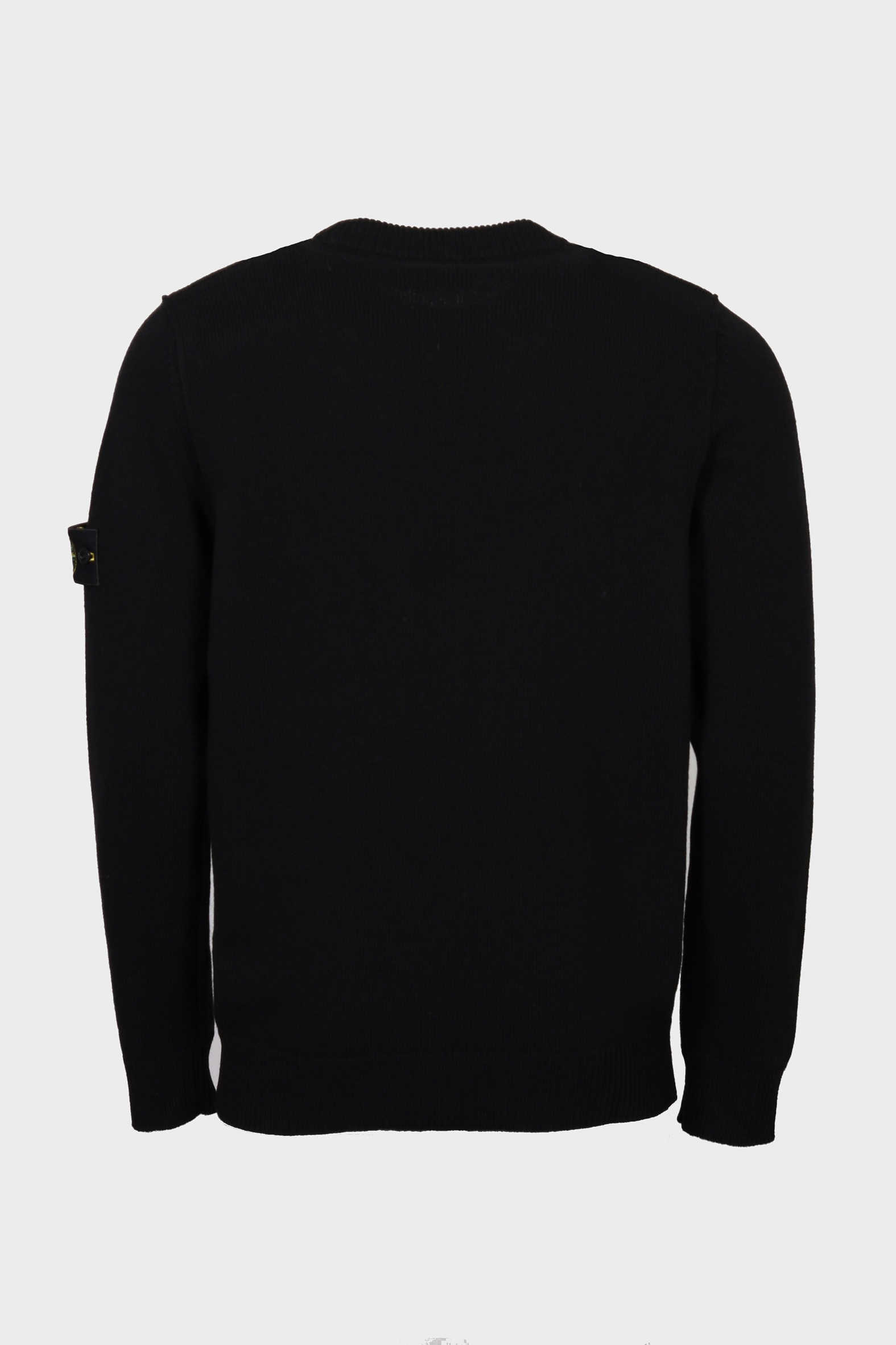 STONE ISLAND Heavy Knit Pullover in Black