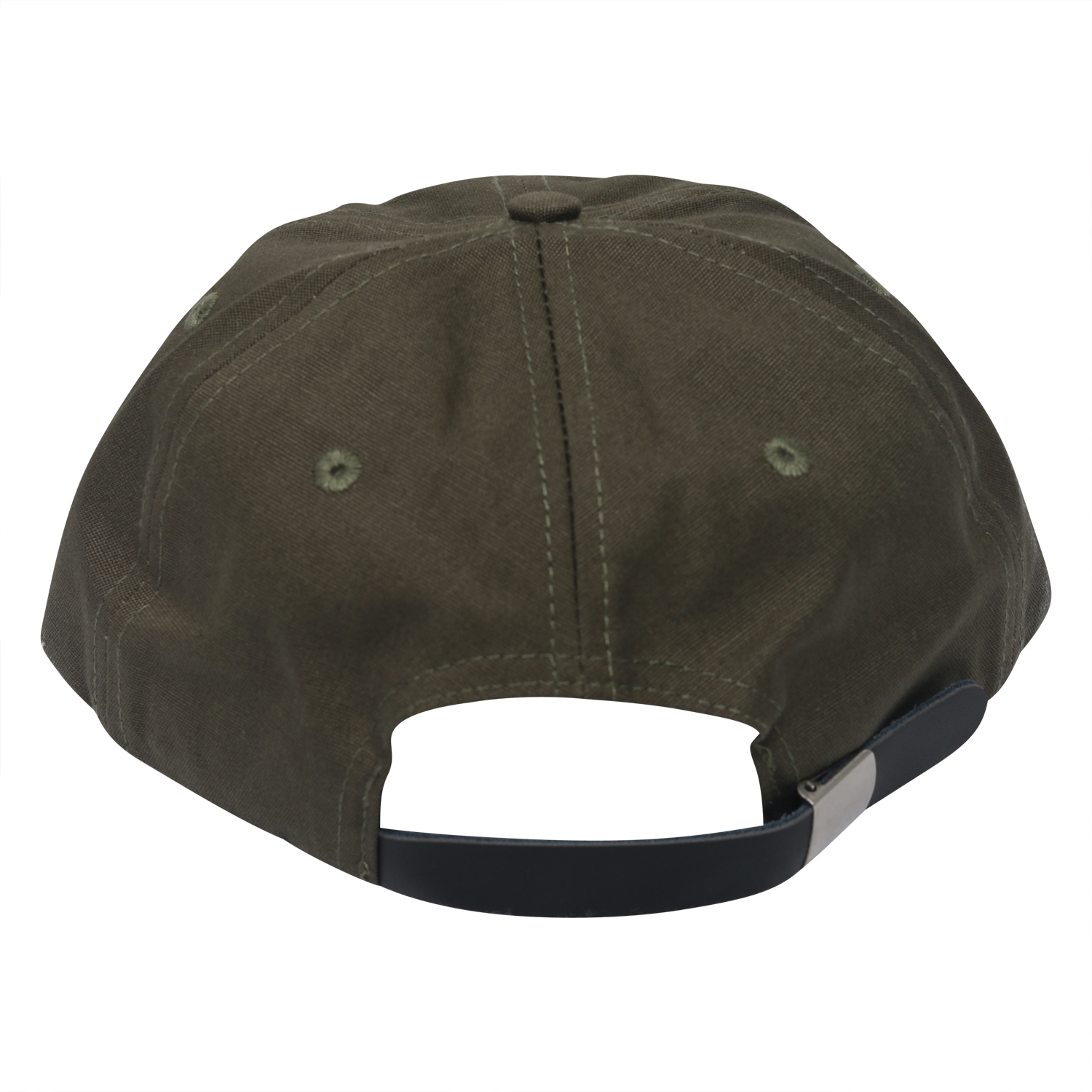Unisex Aries Classic Temple Label Cap in Military Green