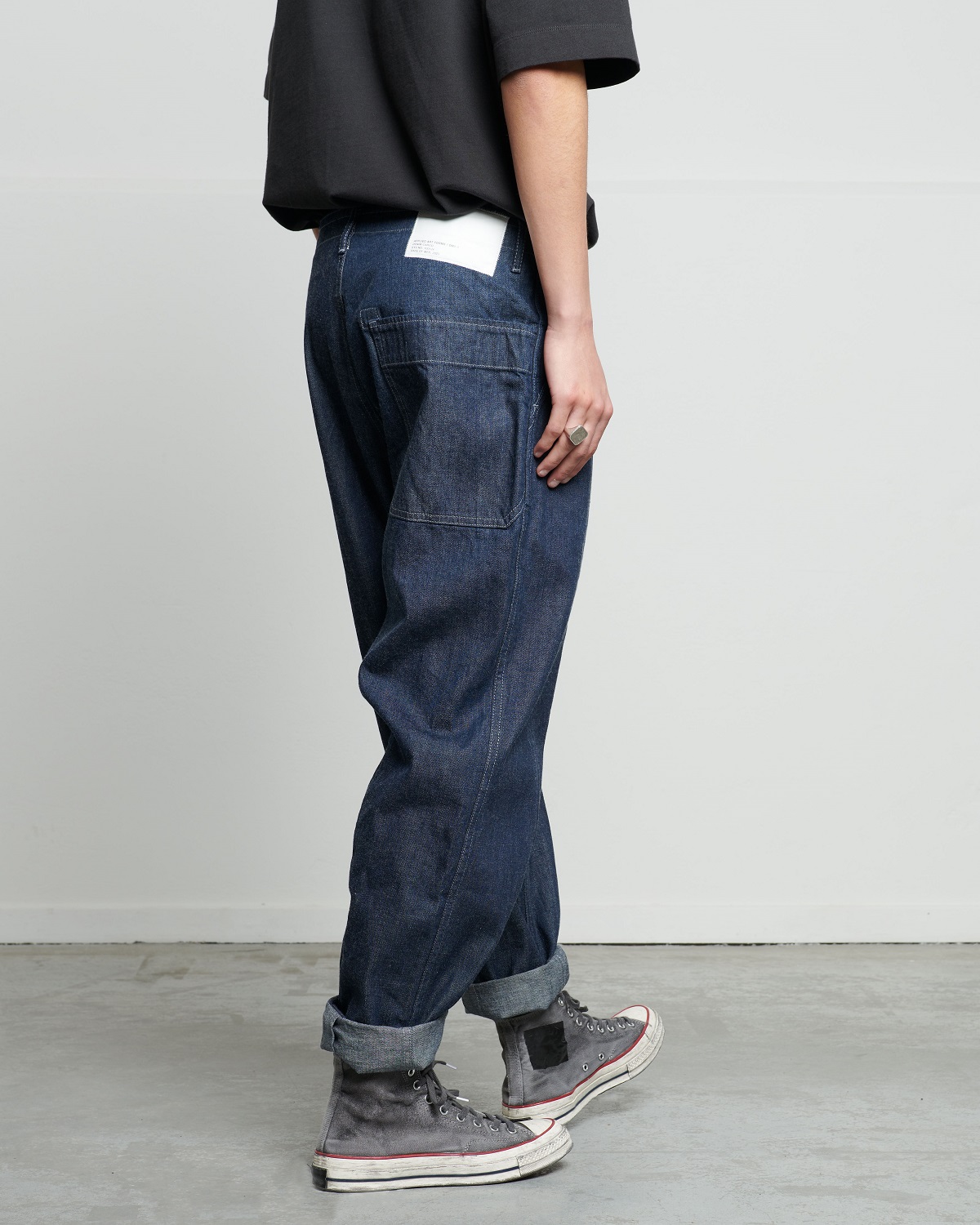 APPLIED ART FORMS Japanese Denim Cargo Pant XXL