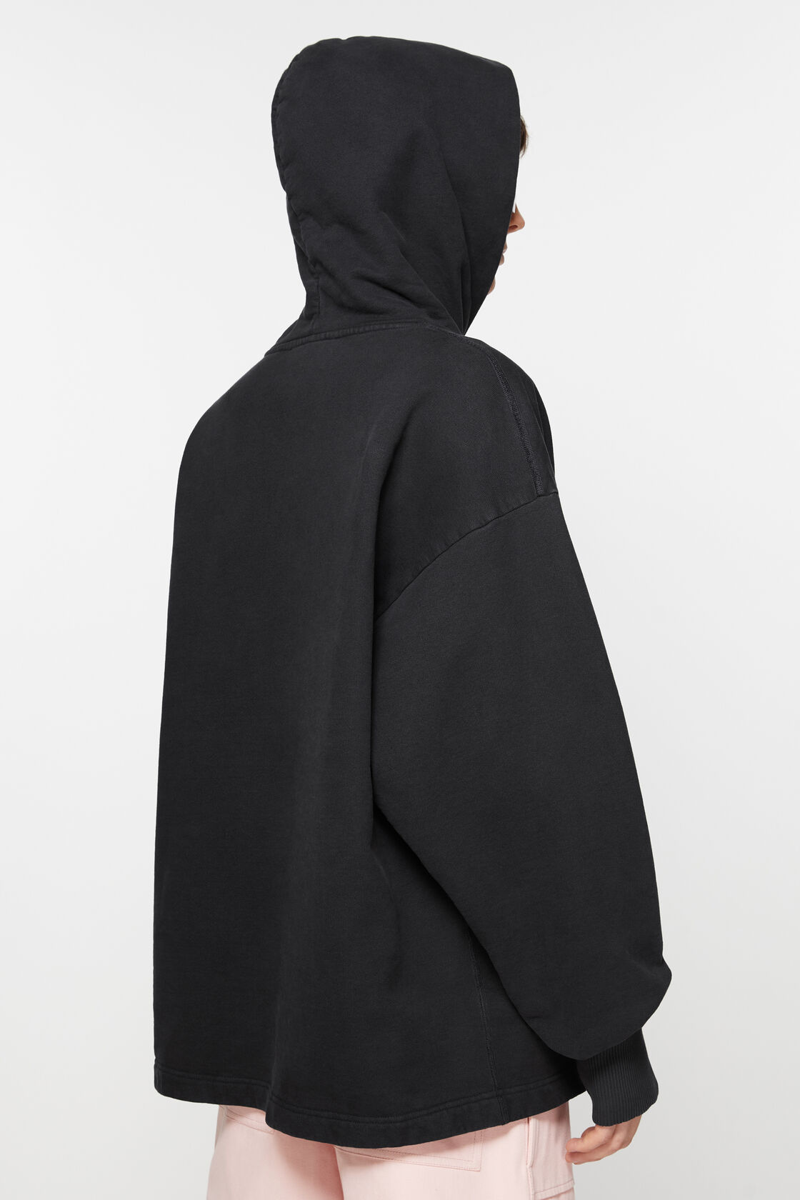 ACNE STUDIOS Stamp Oversize Sweathoodie in Black XL