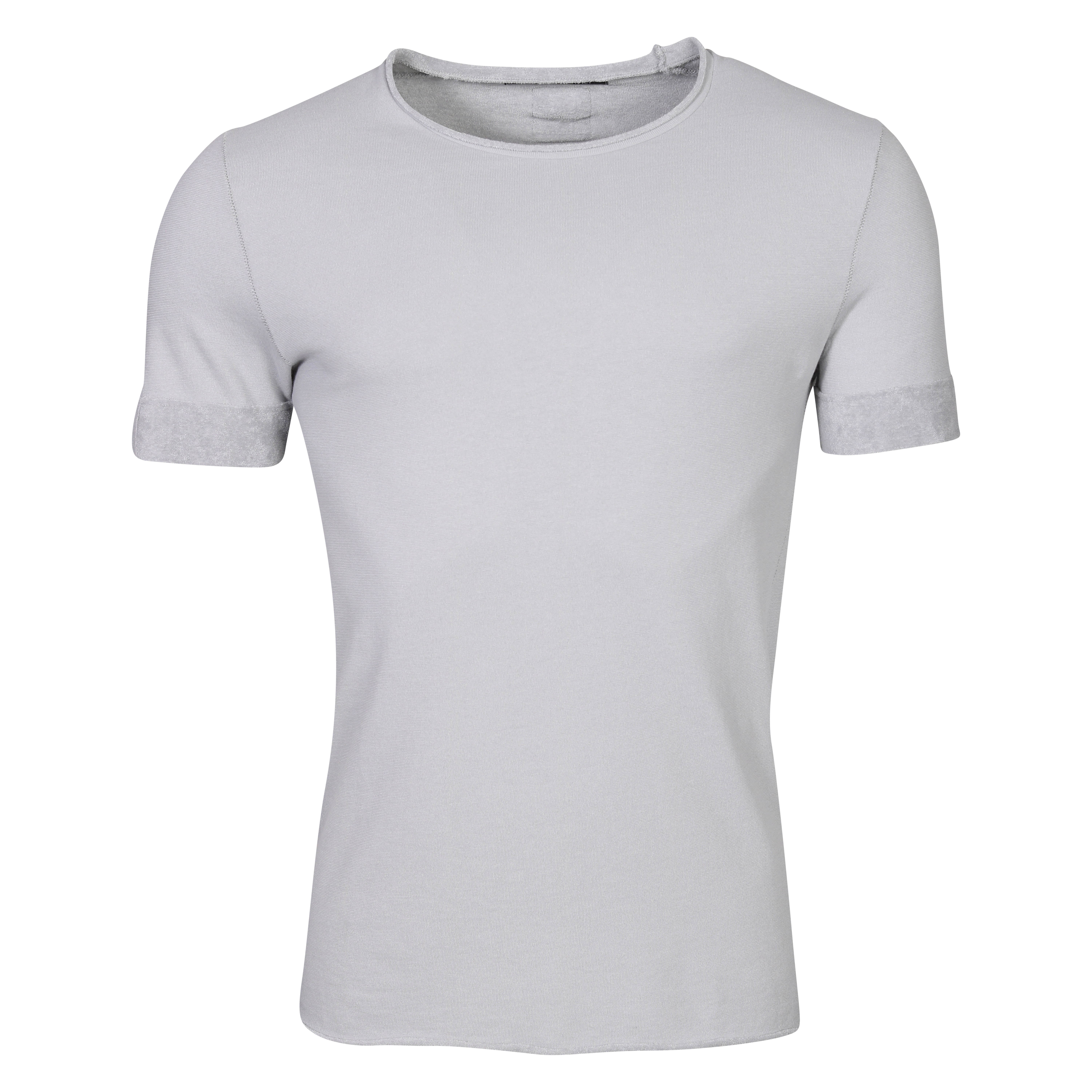 Hannes Roether Frottee T-Shirt in Mouse