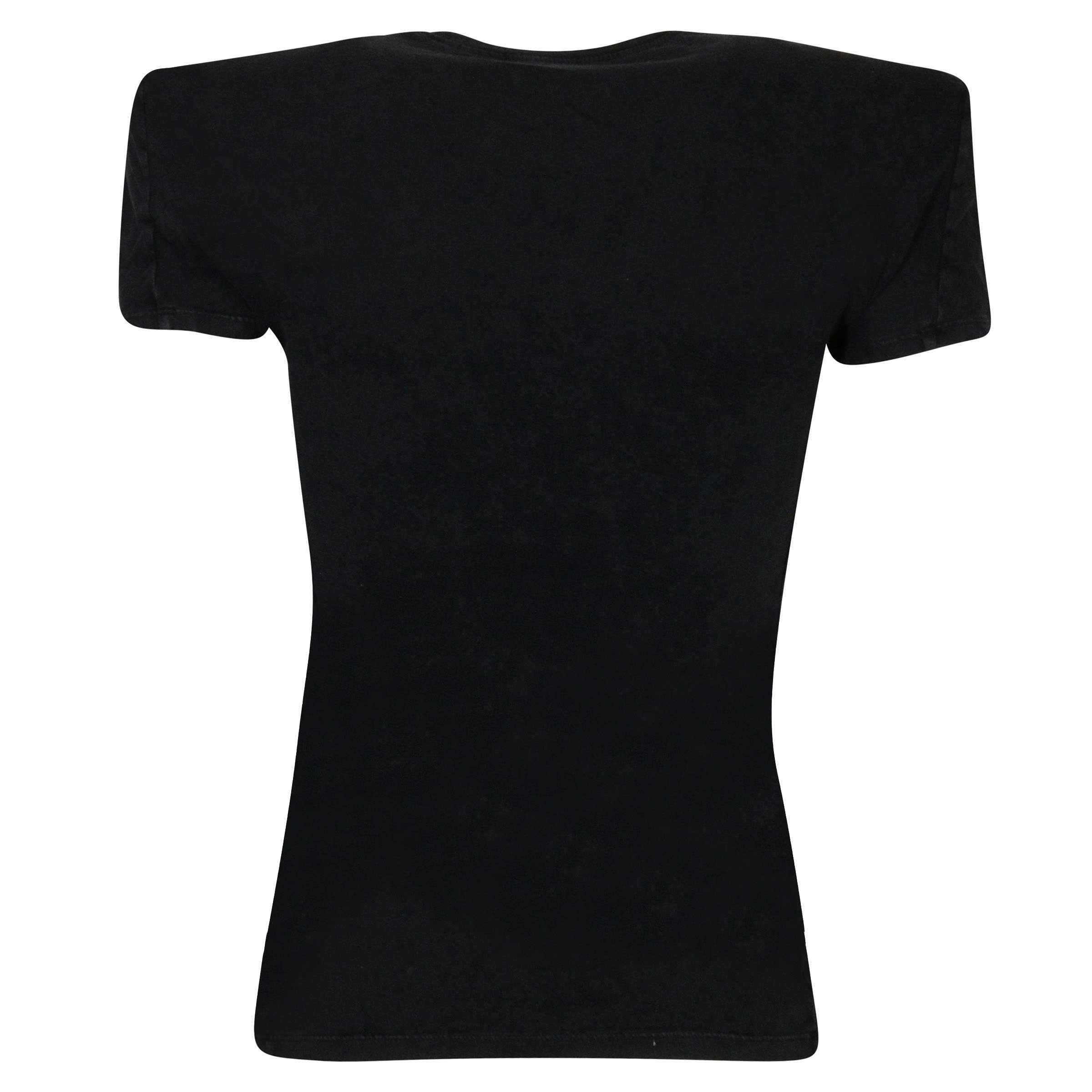 R13 Big Shoulder T-Shirt Washed Black