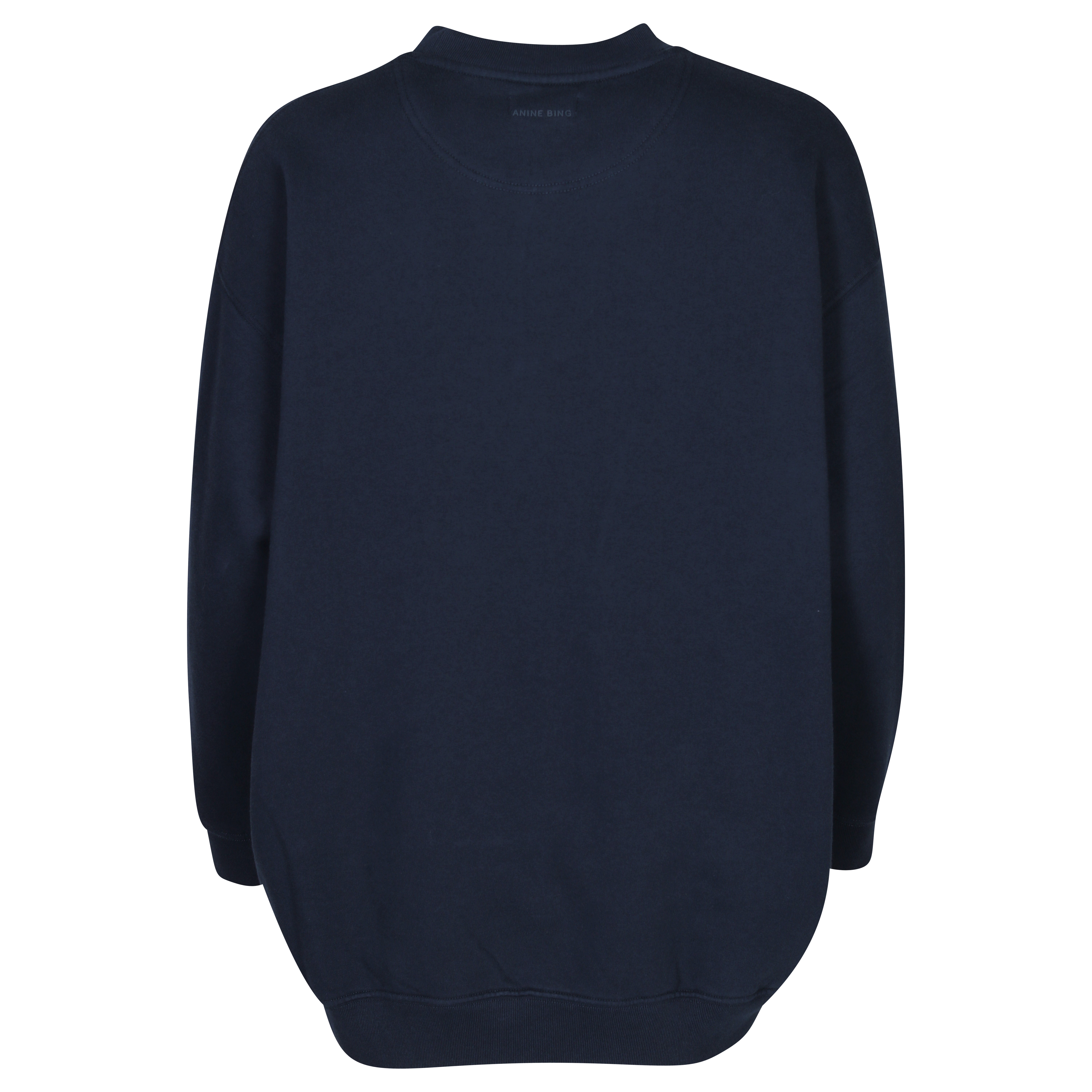 Anine Bing Tyler Sweatshirt in Pacific Blue L