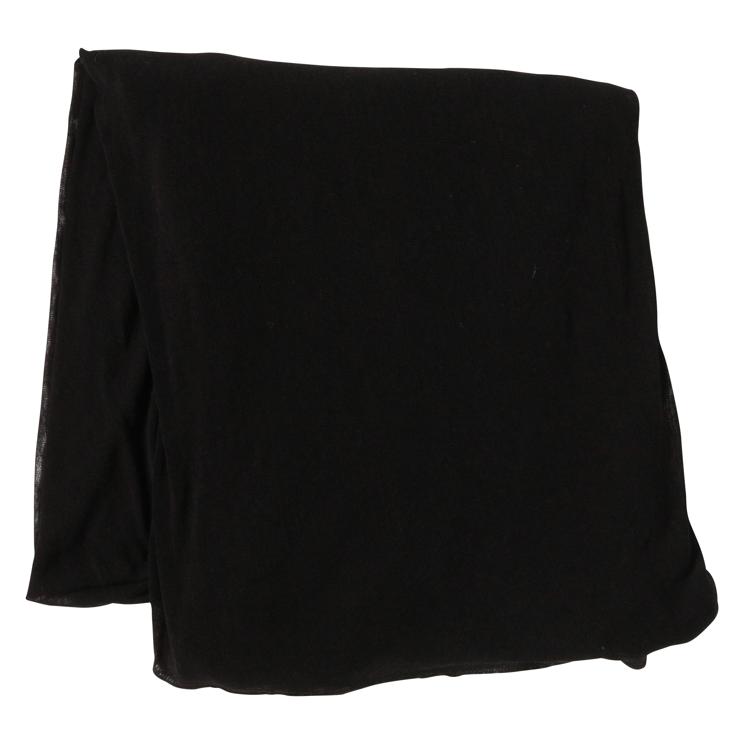Transit Uomo Viscose Scarf Black