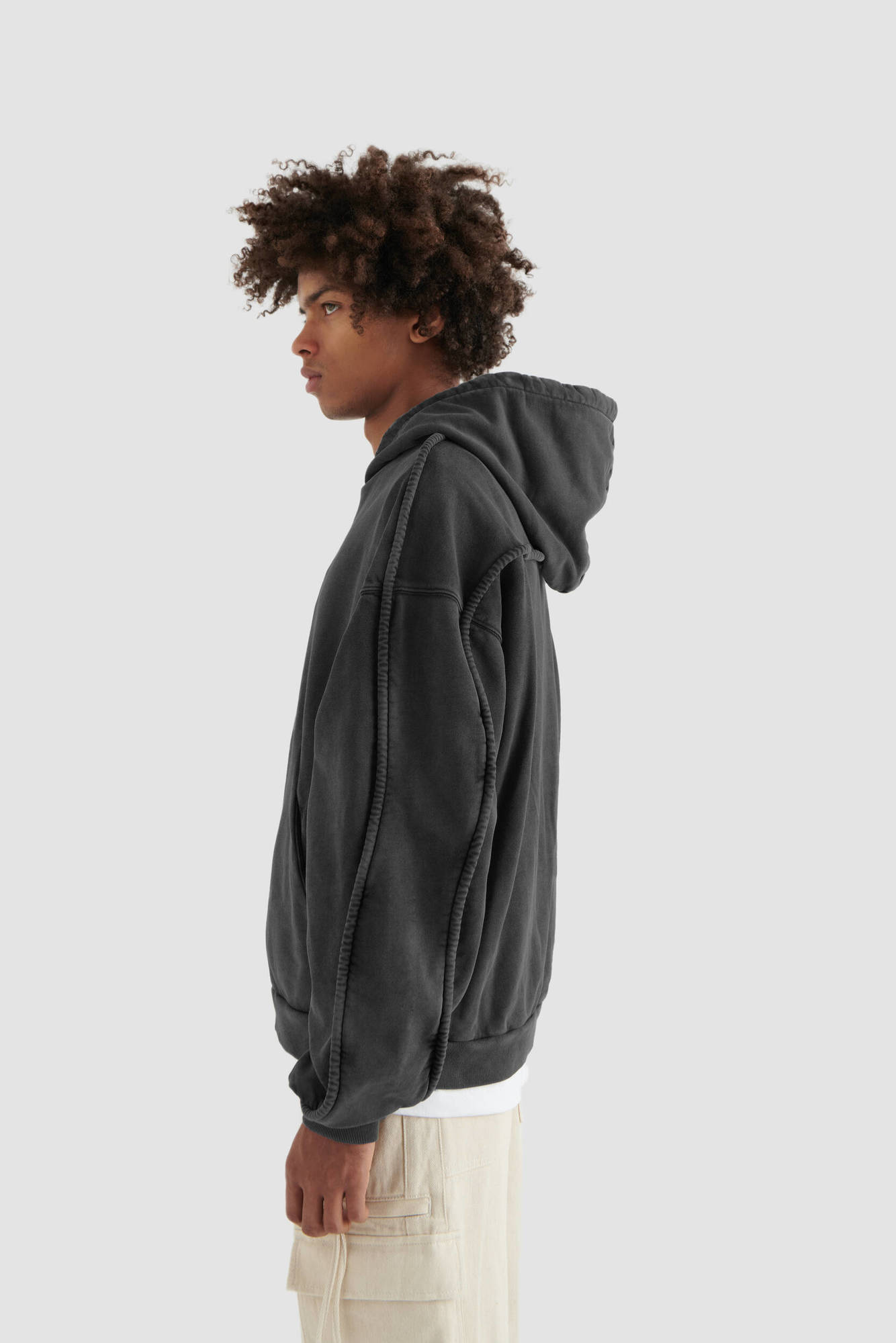 AXEL ARIGATO Hoodie Kansas in Washed Black XL