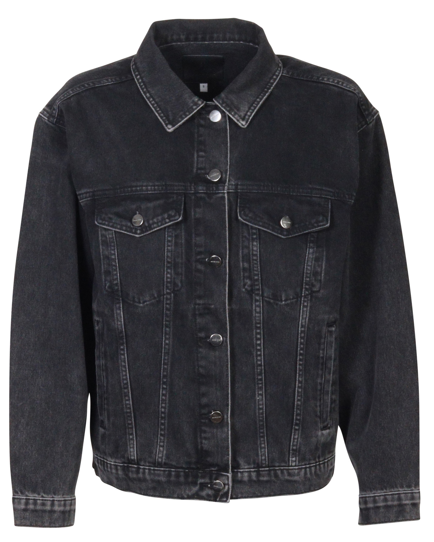 Anine Bing Denim Jacket Vintage Black