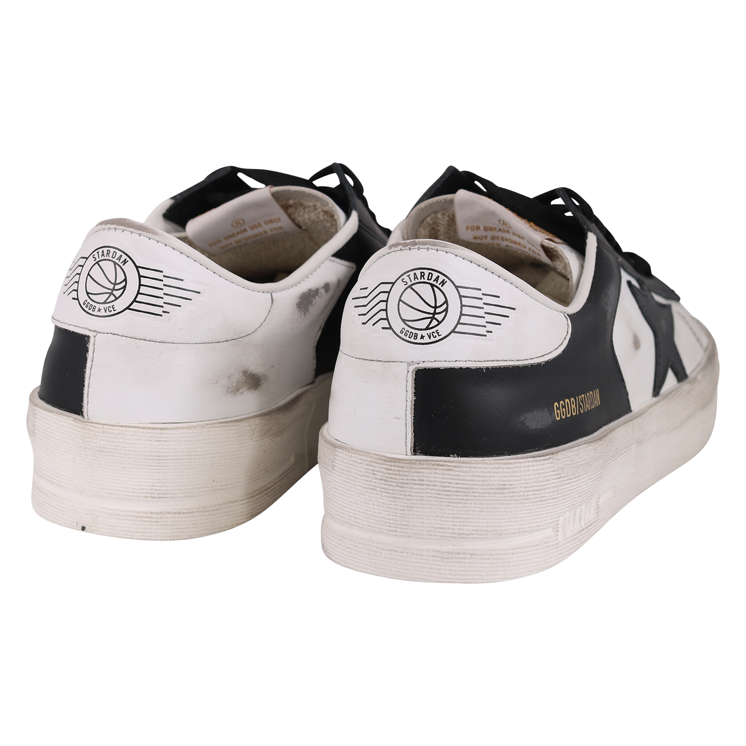 Golden Goose Sneakers Stardan Leather Upper Star and Heel