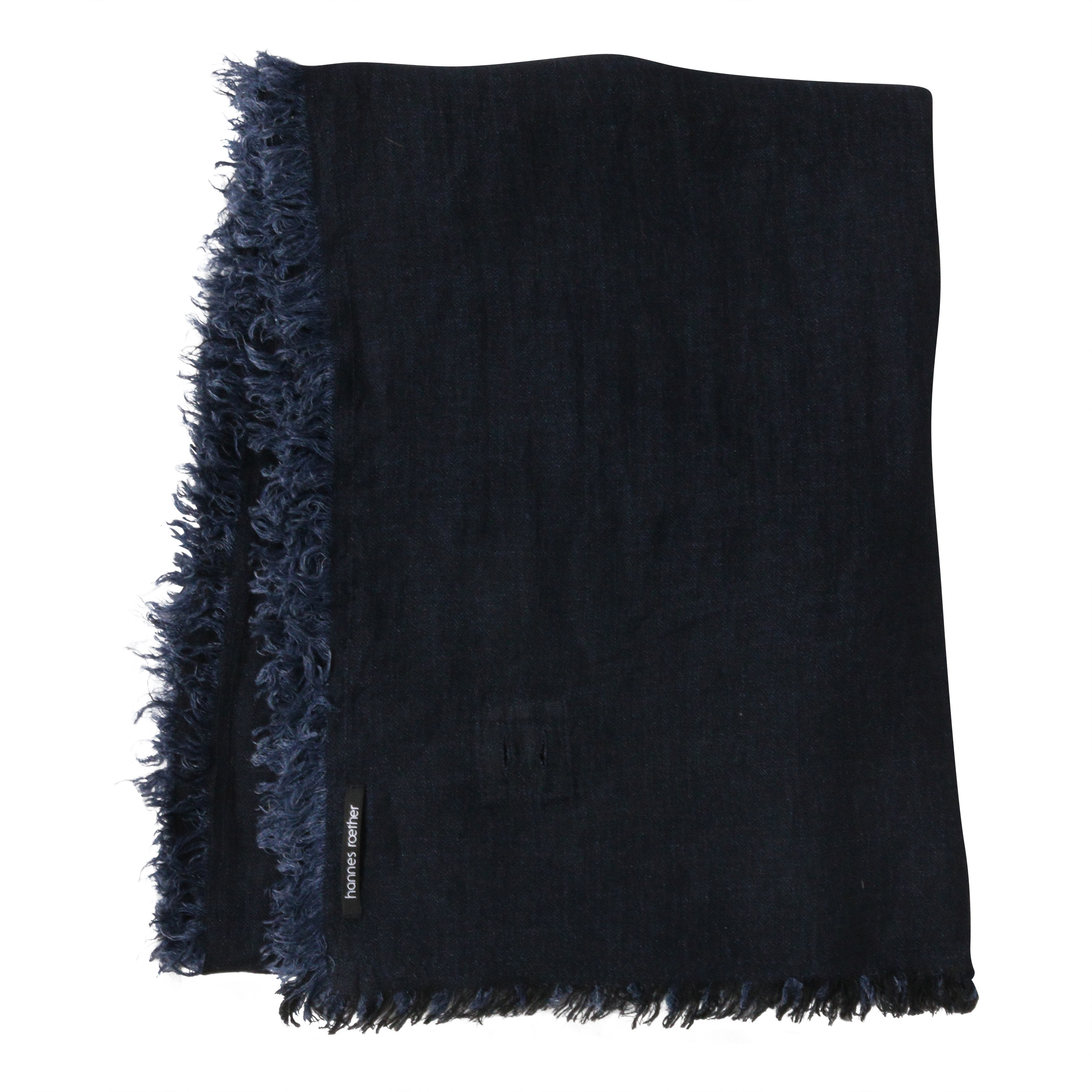 Hannes Roether Scarf Dark Blue
