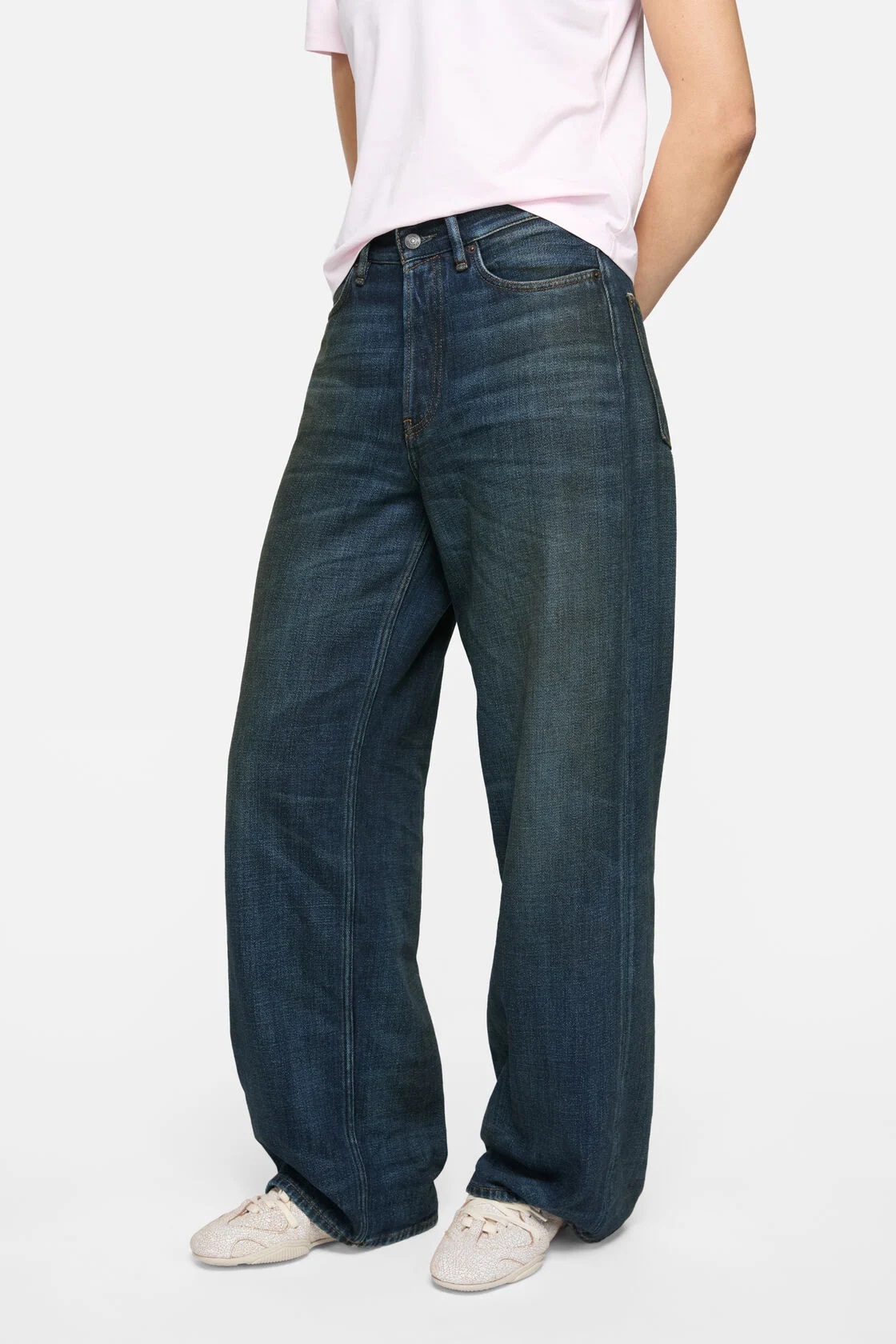 ACNE STUDIOS 1981 U Yoyogi Jeans in Dark Blue