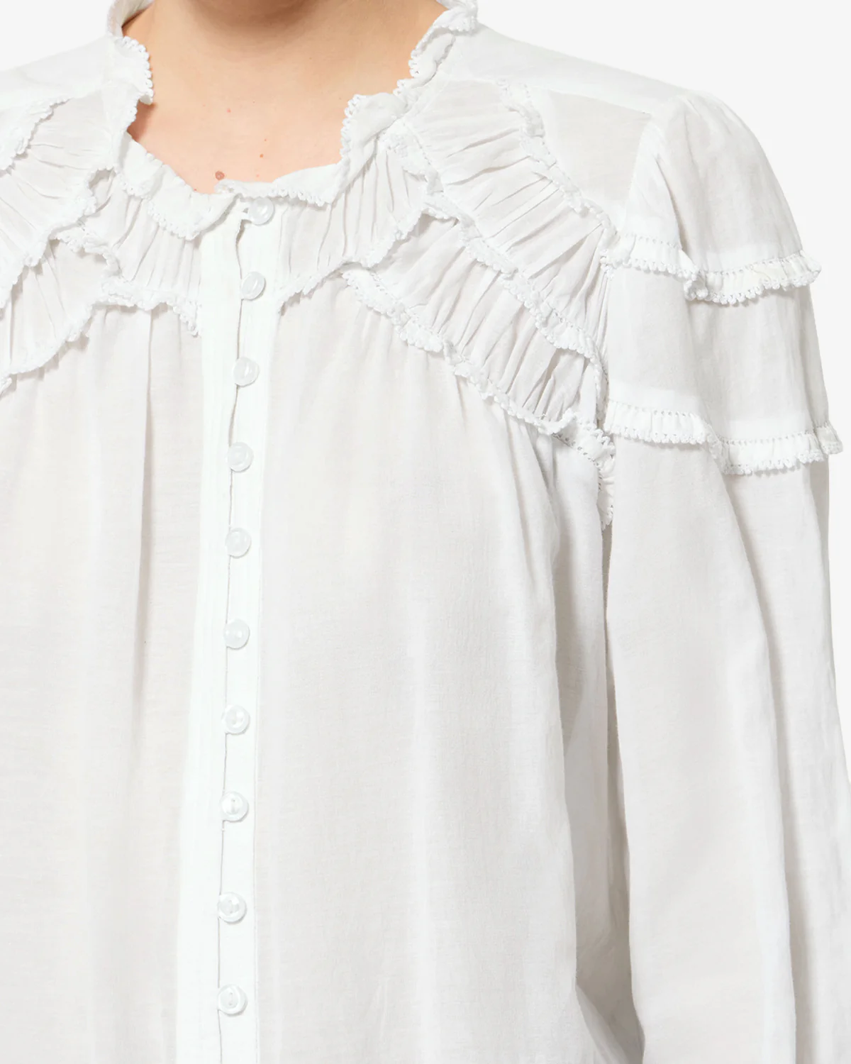 ISABEL MARANT ÉTOILE Christa Top in White