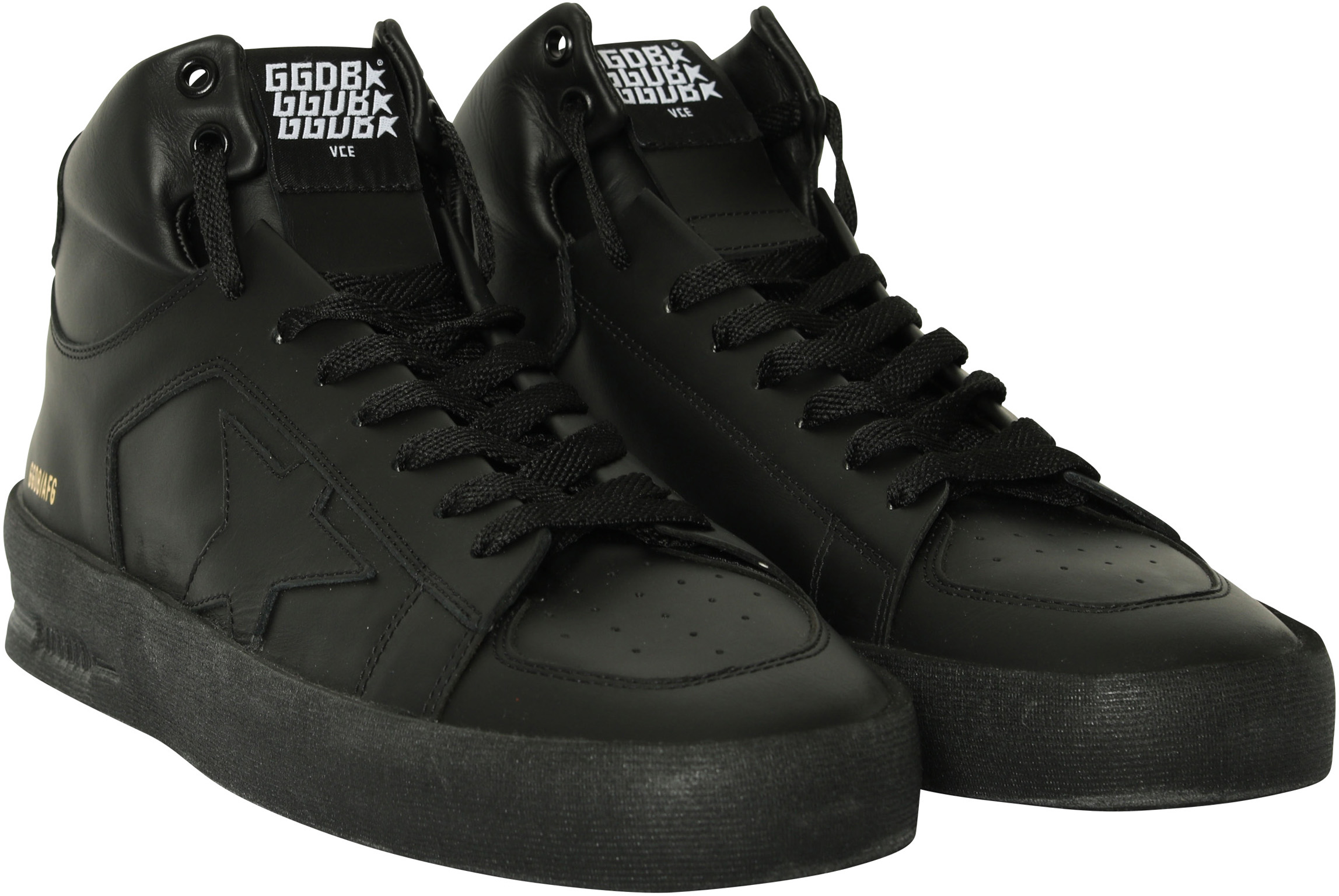 Golden Goose Mid Stardan Black/Black Star 45