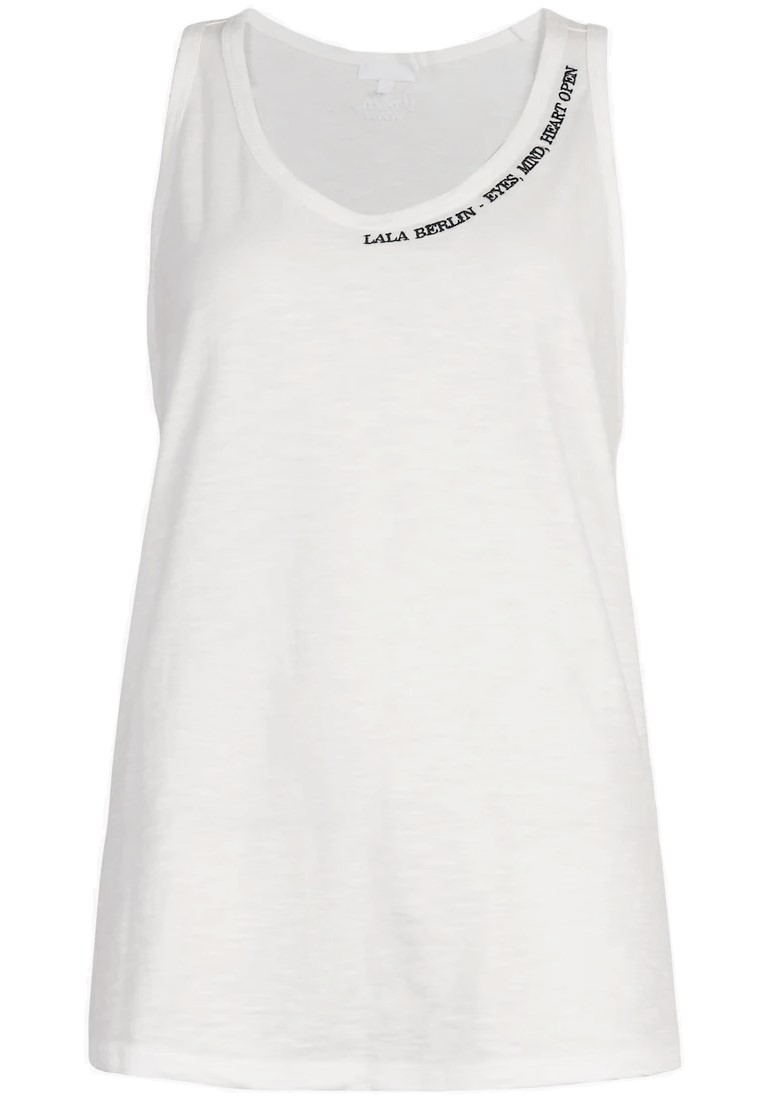 LALA BERLIN Tank Top Tara in White