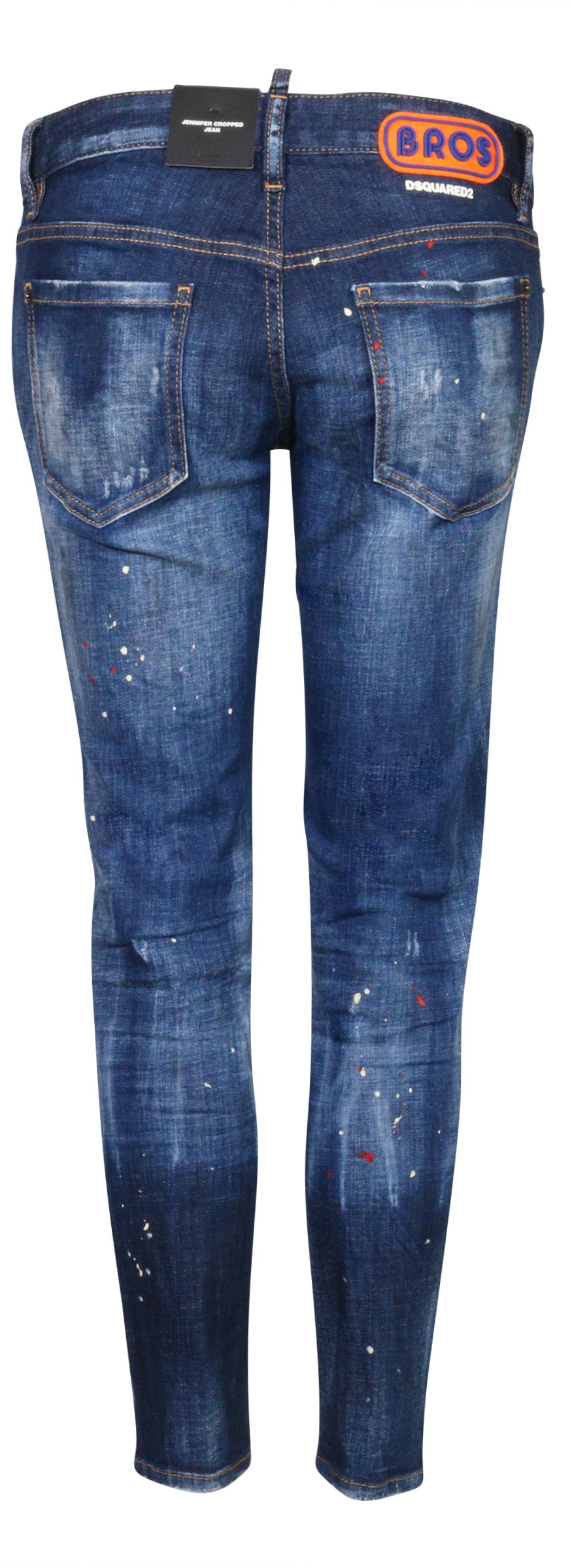 Dsquared Jeans Jennifer Cropped Blue Washed