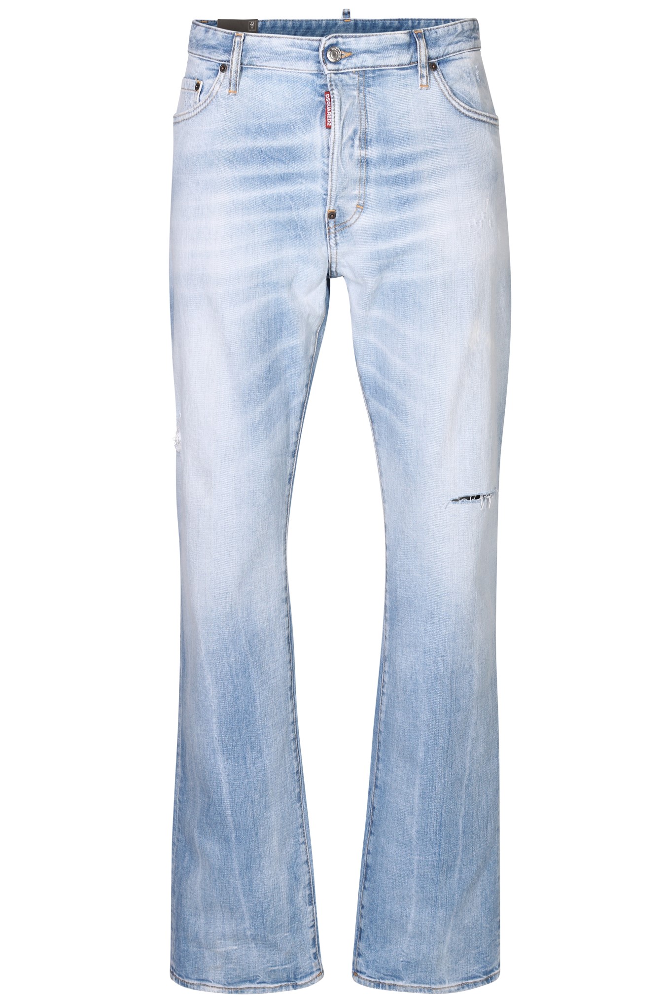 DSQUARED2 Roadie Jeans in Washed Light Blue