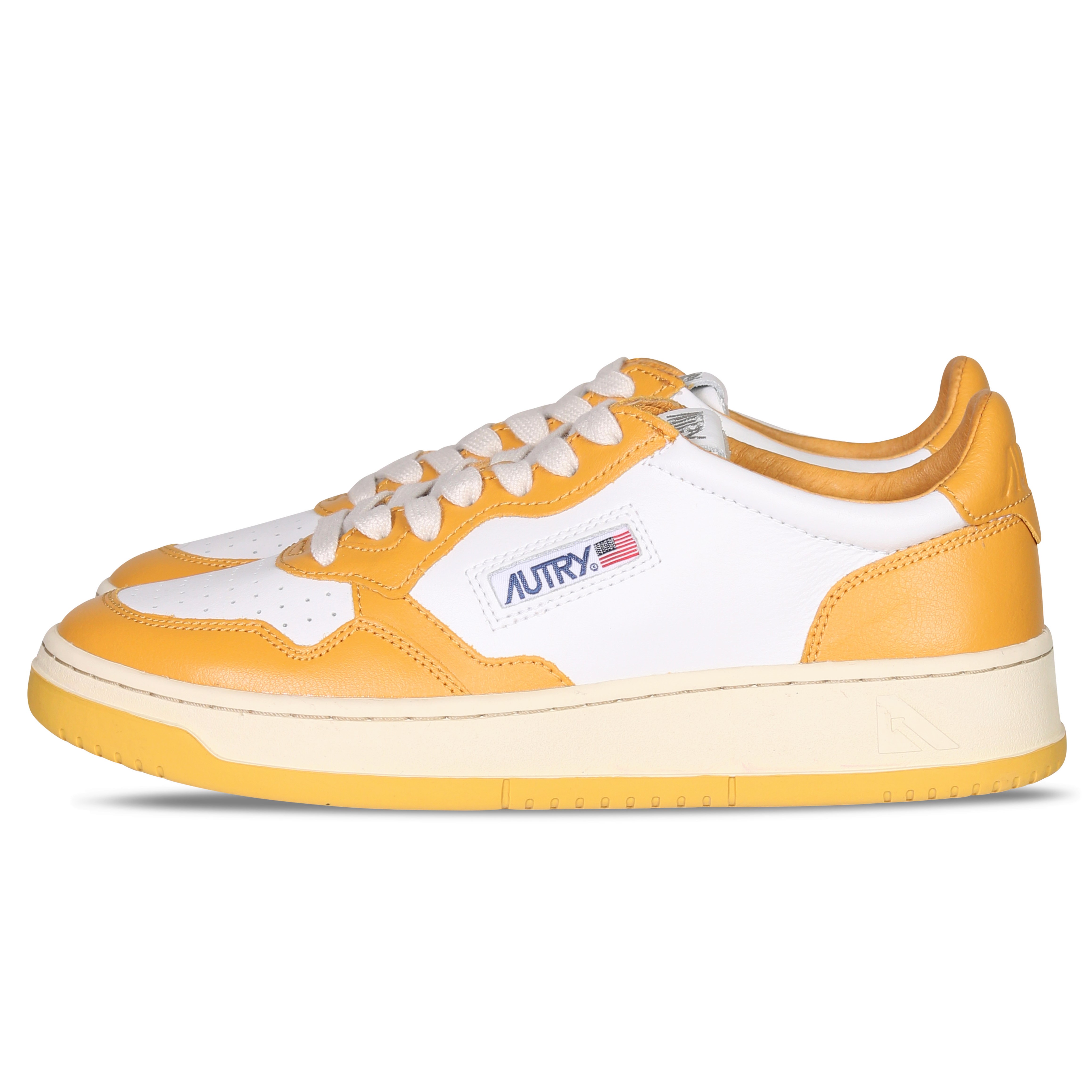Autry Action Shoes Low Sneaker White/Mustard