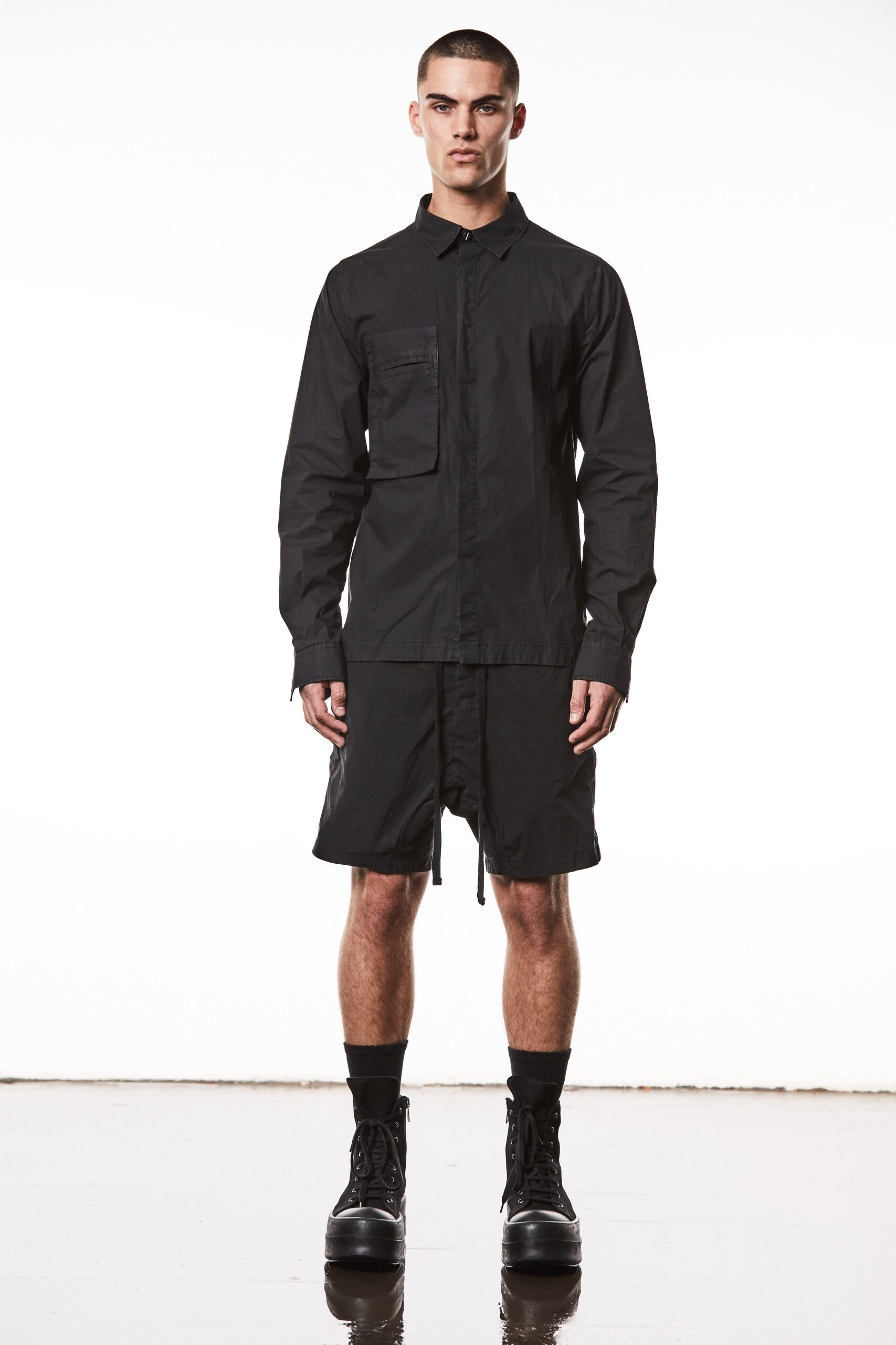 THOM KROM Cottonstretch Short in Black THOM KROM Cottonstretch Short in Black XL