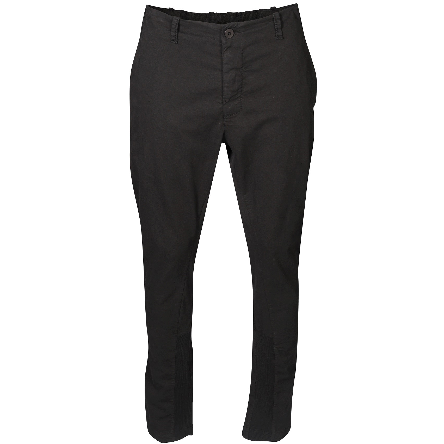 TRANSIT UOMO Light Cotton Stretch Pant in Black S