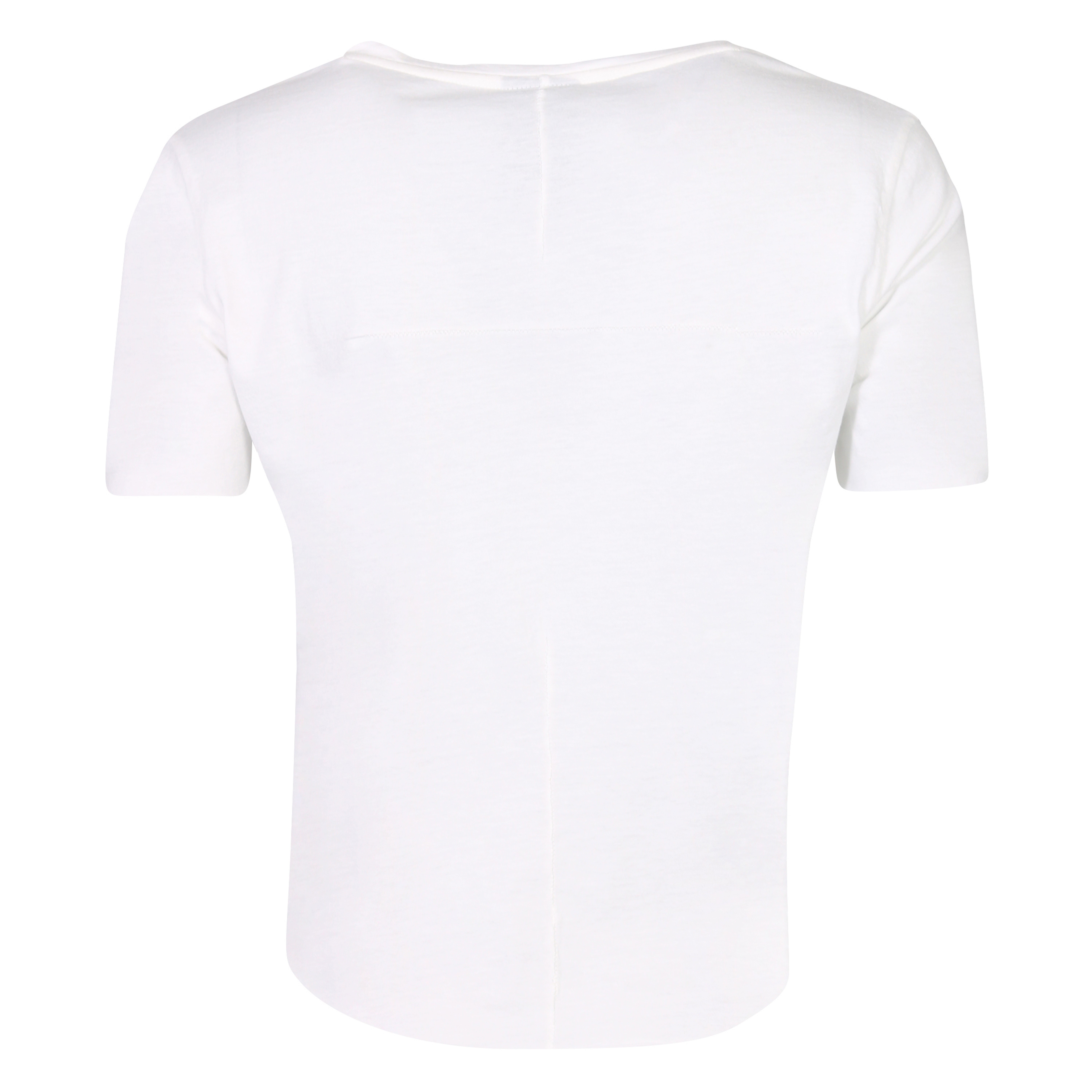 Thom Krom V-Neck T-Shirt in White S