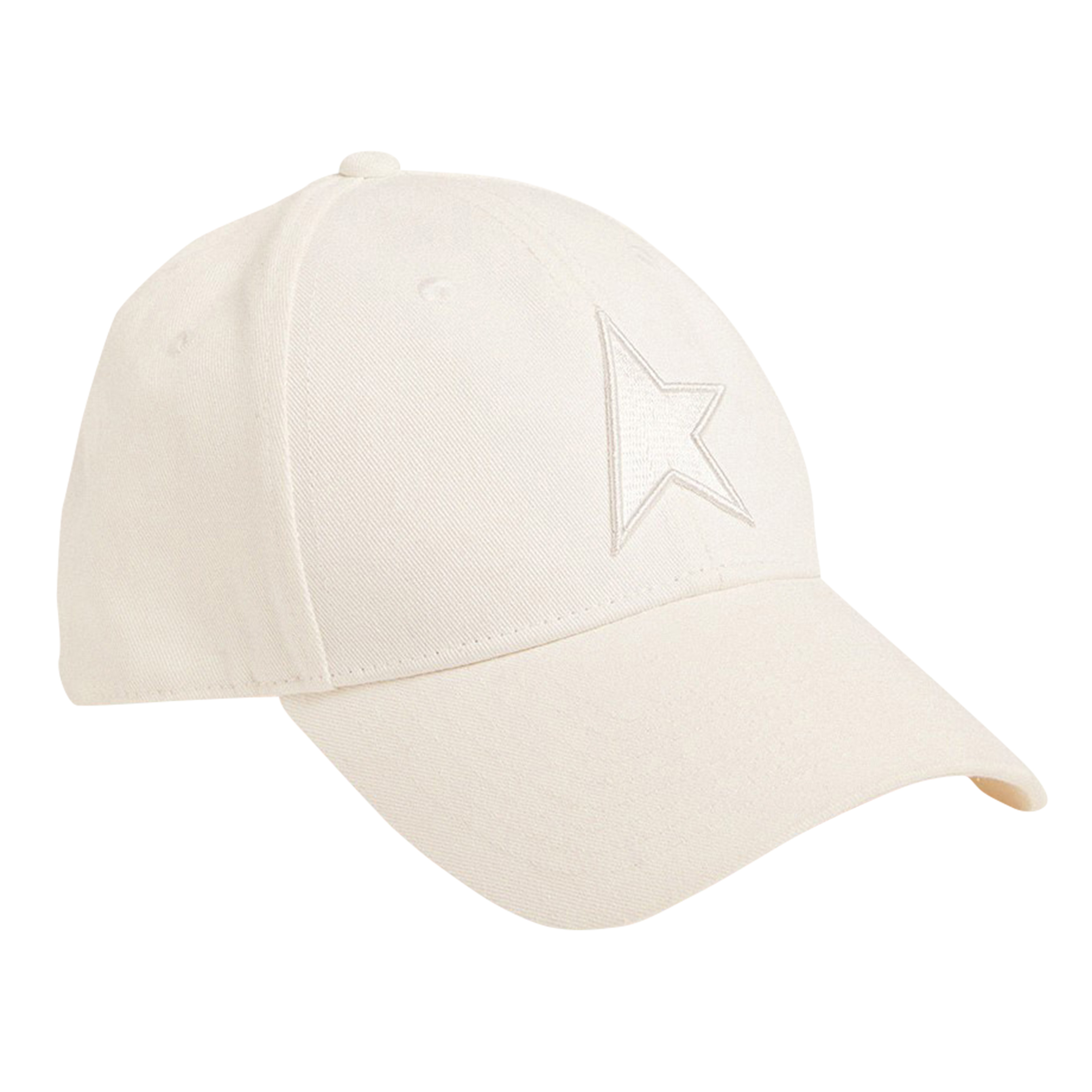 Golden Goose Baseball Cap Demos in Offwhite M/L