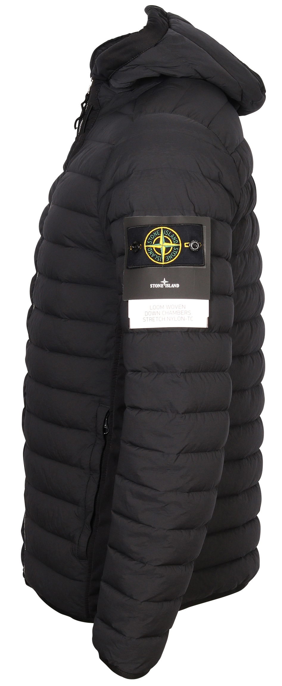 Stone Island Real Down Jacket Black