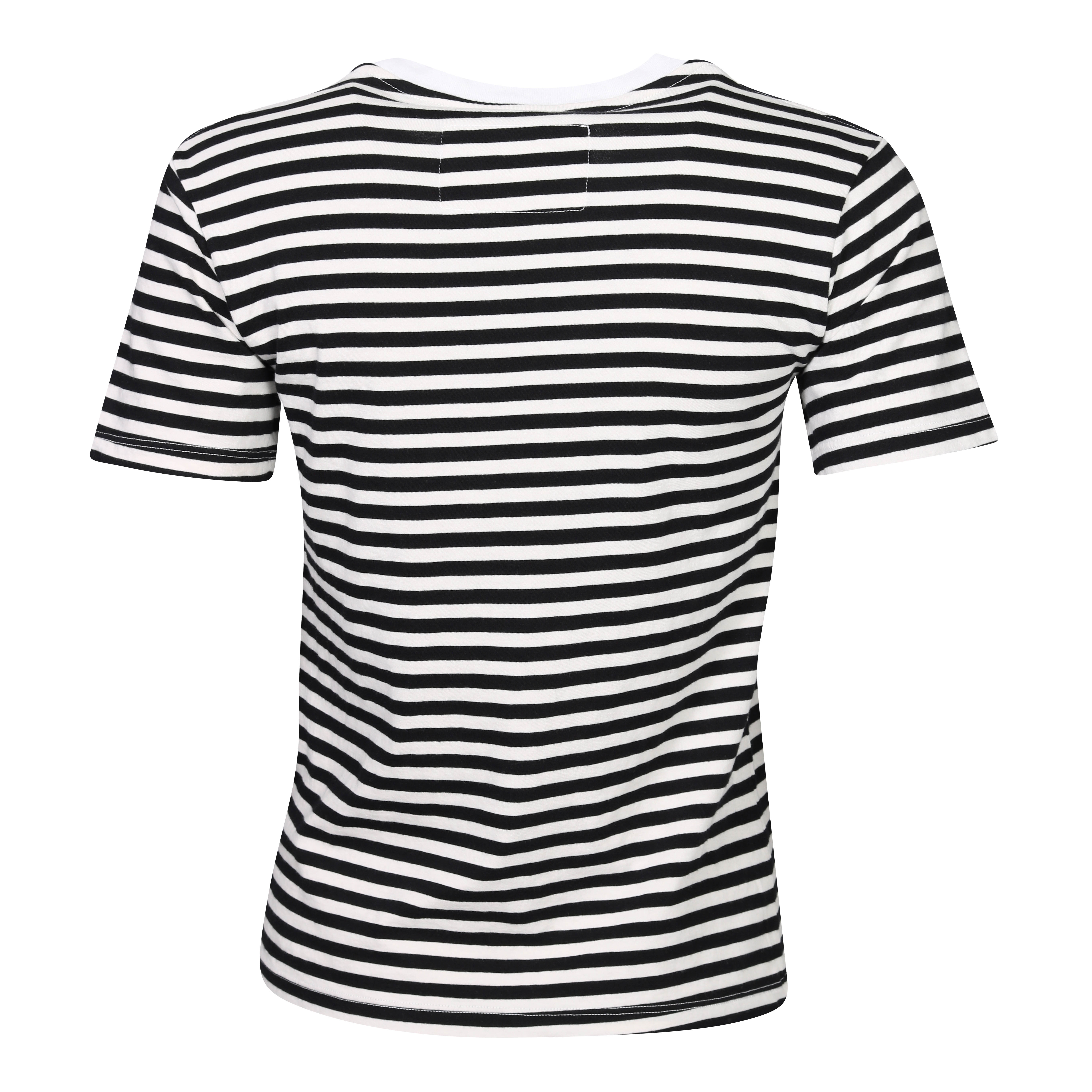 Nili Lotan Striped T-Shirt Corinne Black/Ivory L
