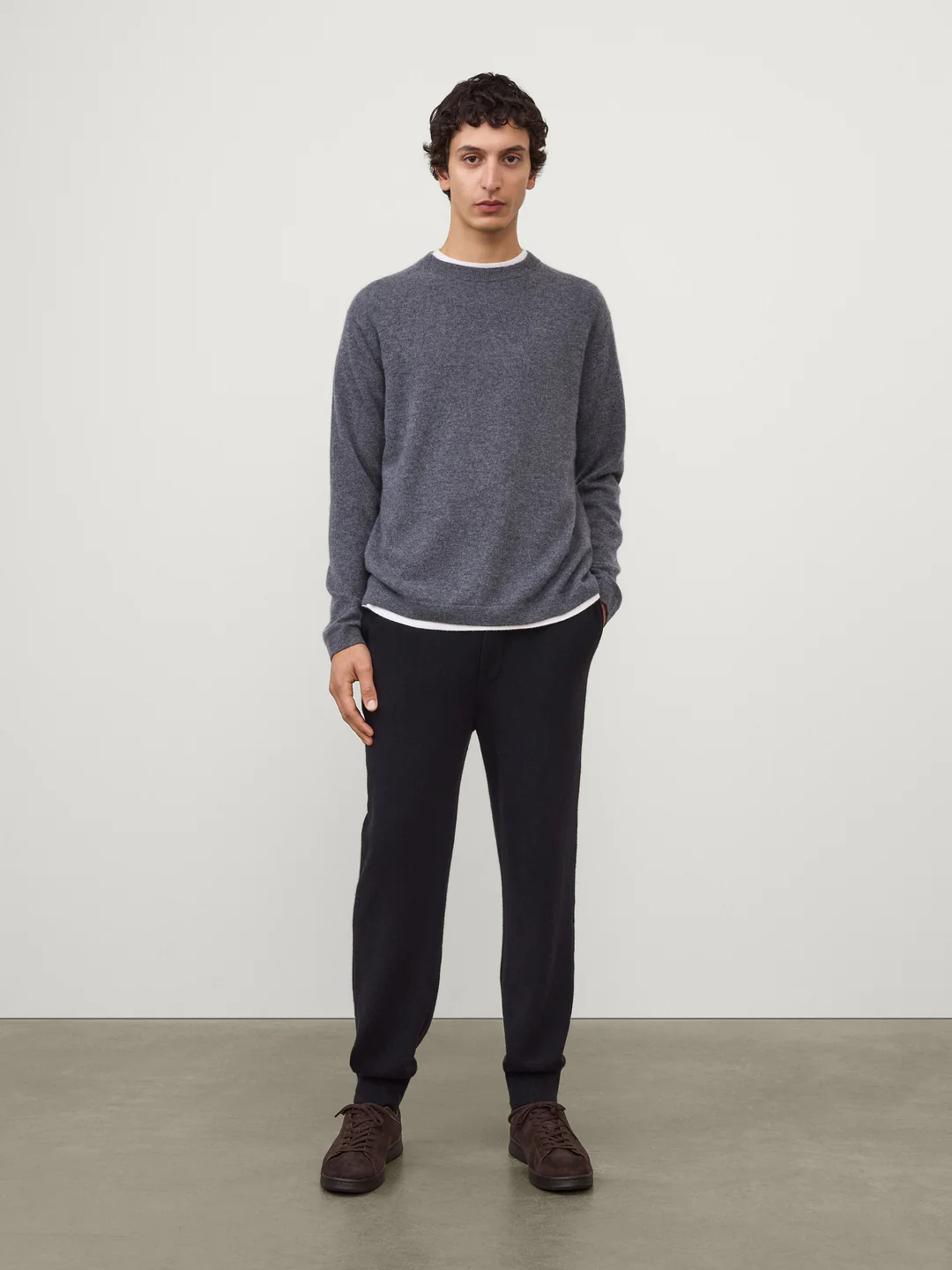 LISA YANG Cashmere Sweater in Graphite