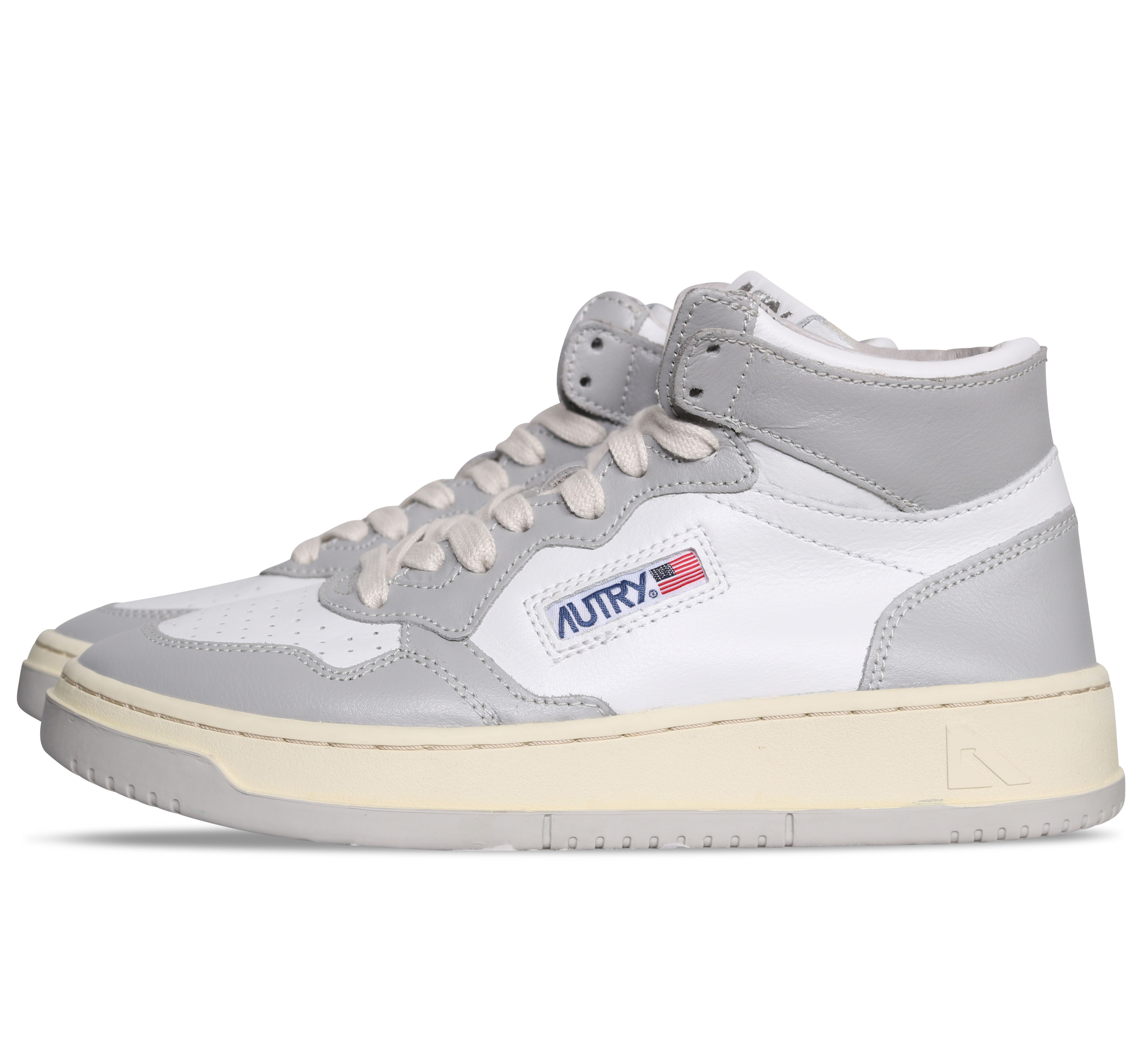 Autry Action Shoes Mid Sneaker White/Grey