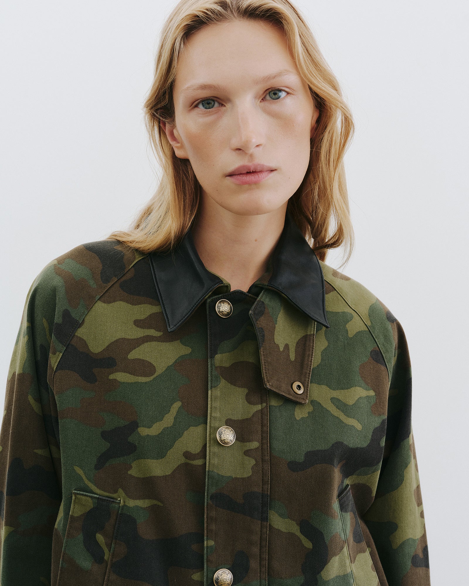 NILI LOTAN Andrew Parka in Camouflage