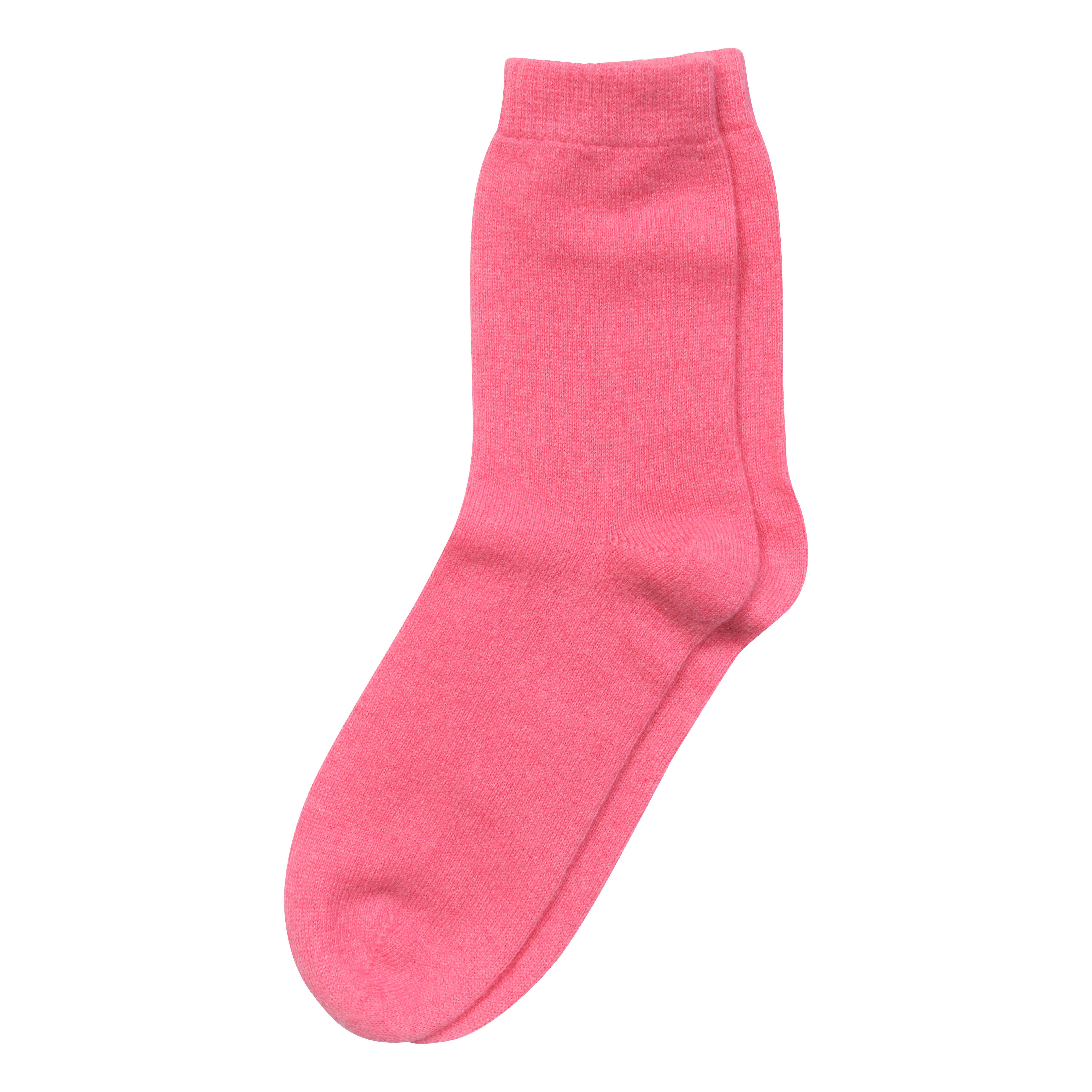 Jumper1234 Cashmere Socks in Candy Pink