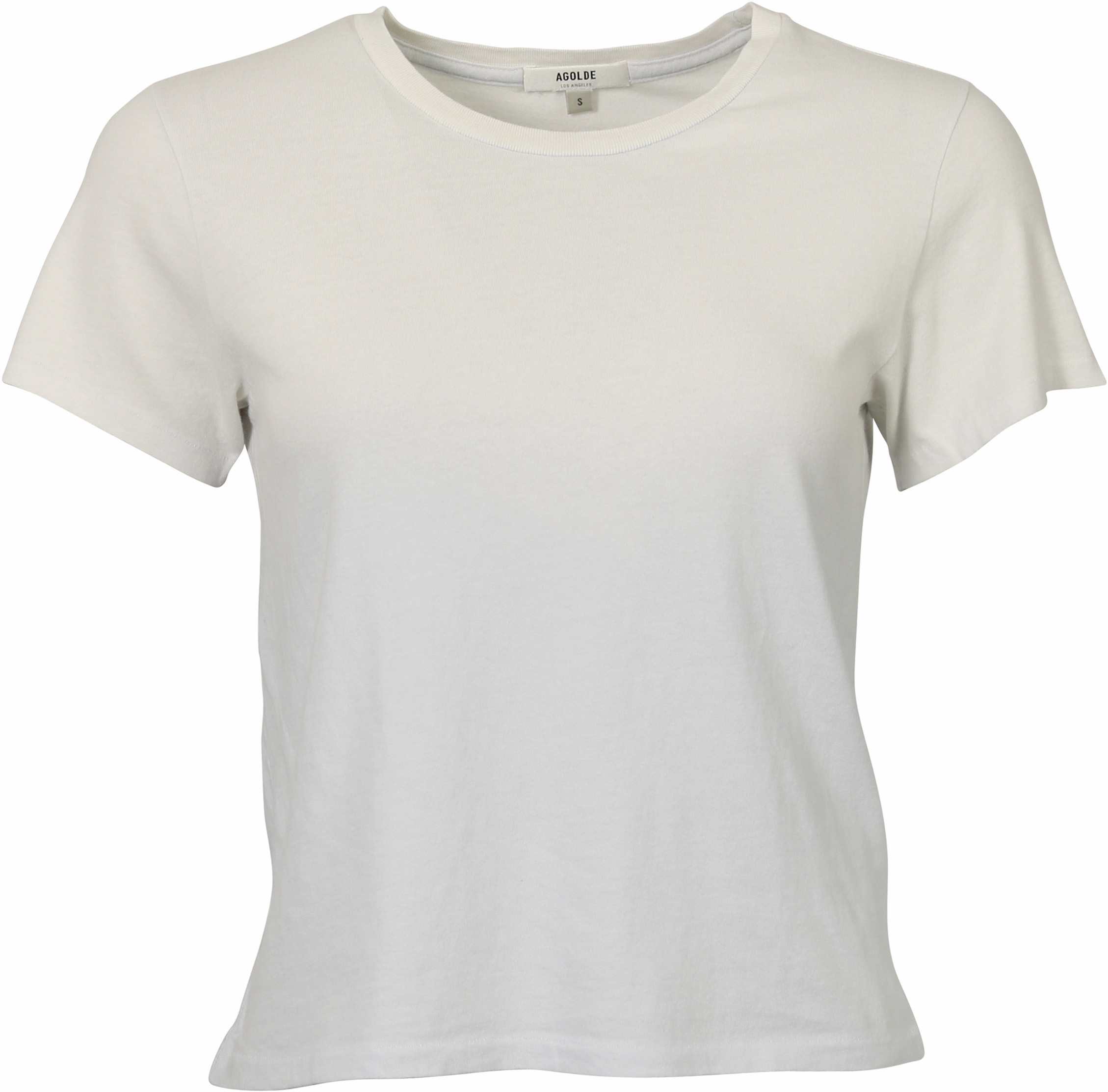 Agolde Boxy T-Shirt Linda Lightblue Degraded