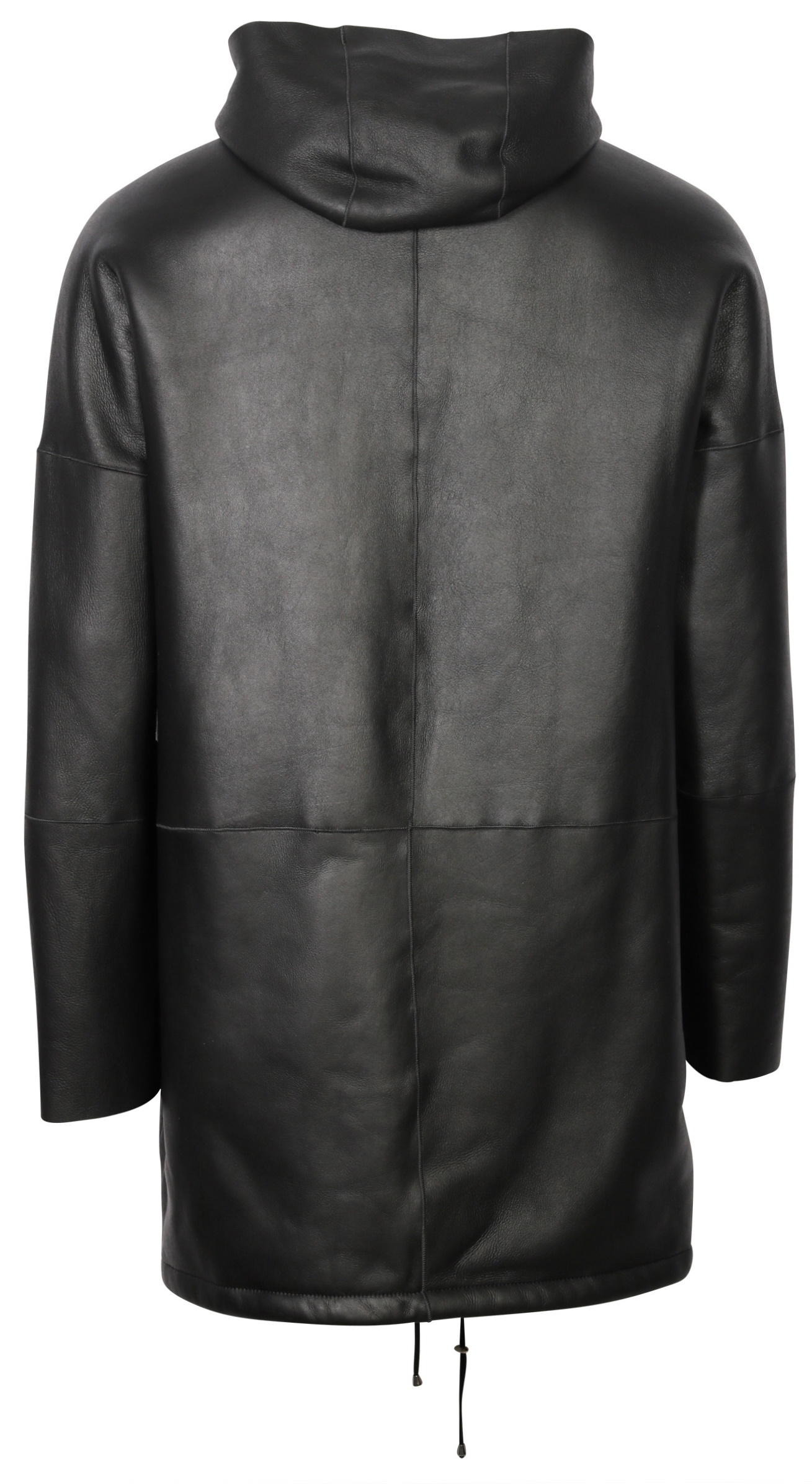Giorgio Brato Shearling Leatherjacket Black